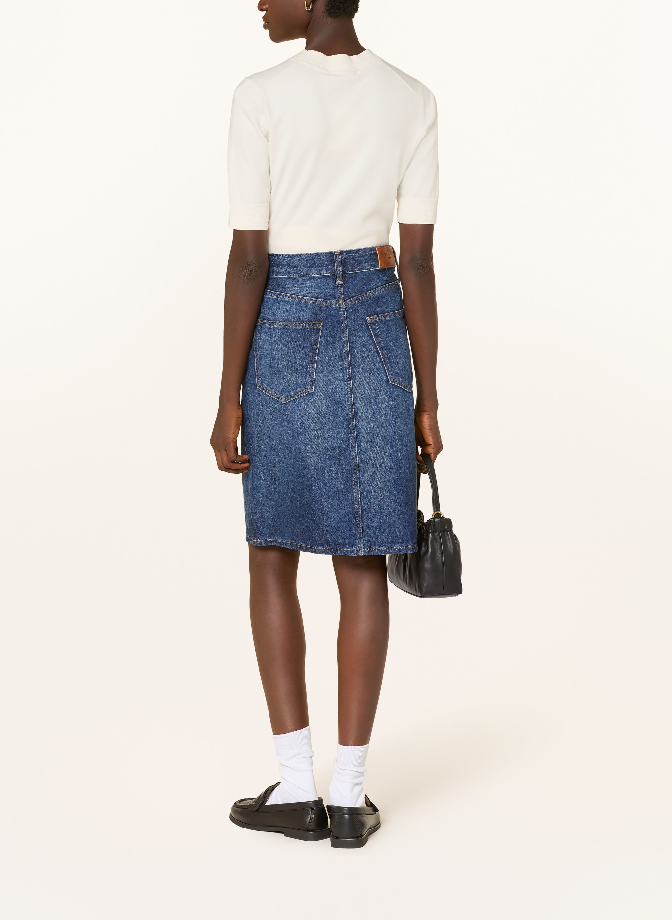 TOMMY HILFIGER Jeansrock NEW DOREEN: DUNKELBLAU