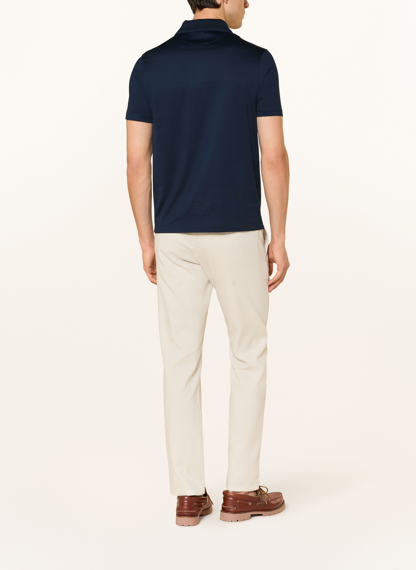 PAUL & SHARK jersey polo shirt: DARK BLUE