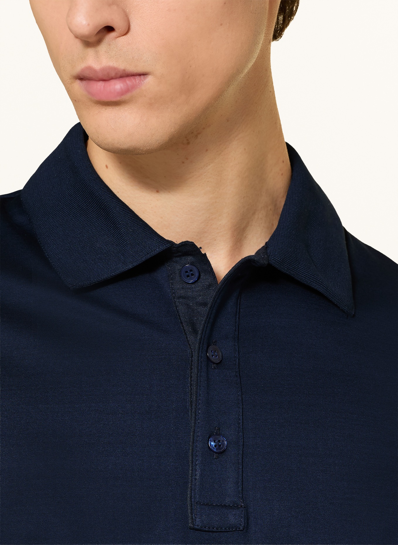 PAUL & SHARK jersey polo shirt: DARK BLUE