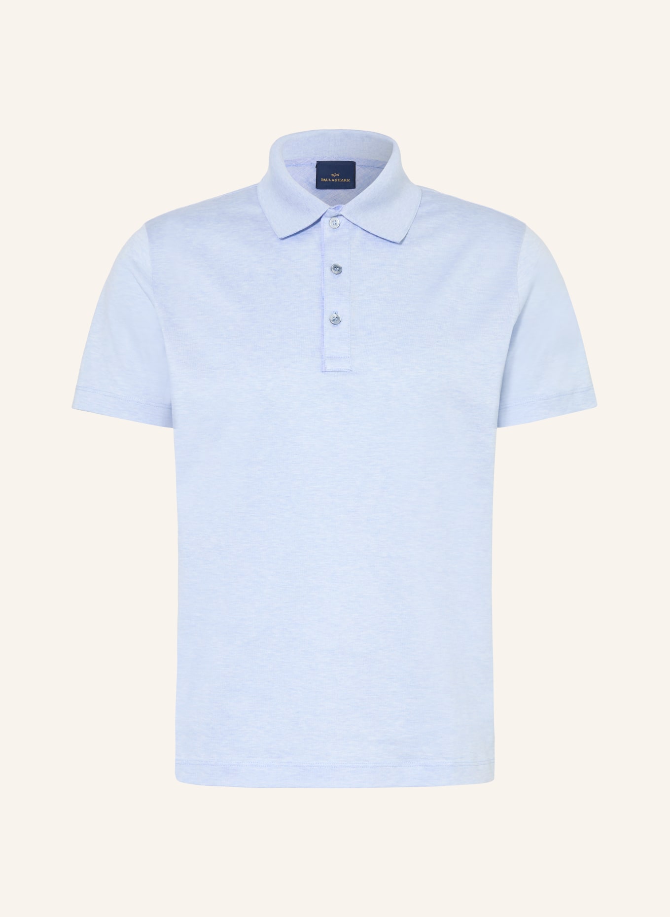 PAUL & SHARK Jersey poloshirt: LICHTBLAUW