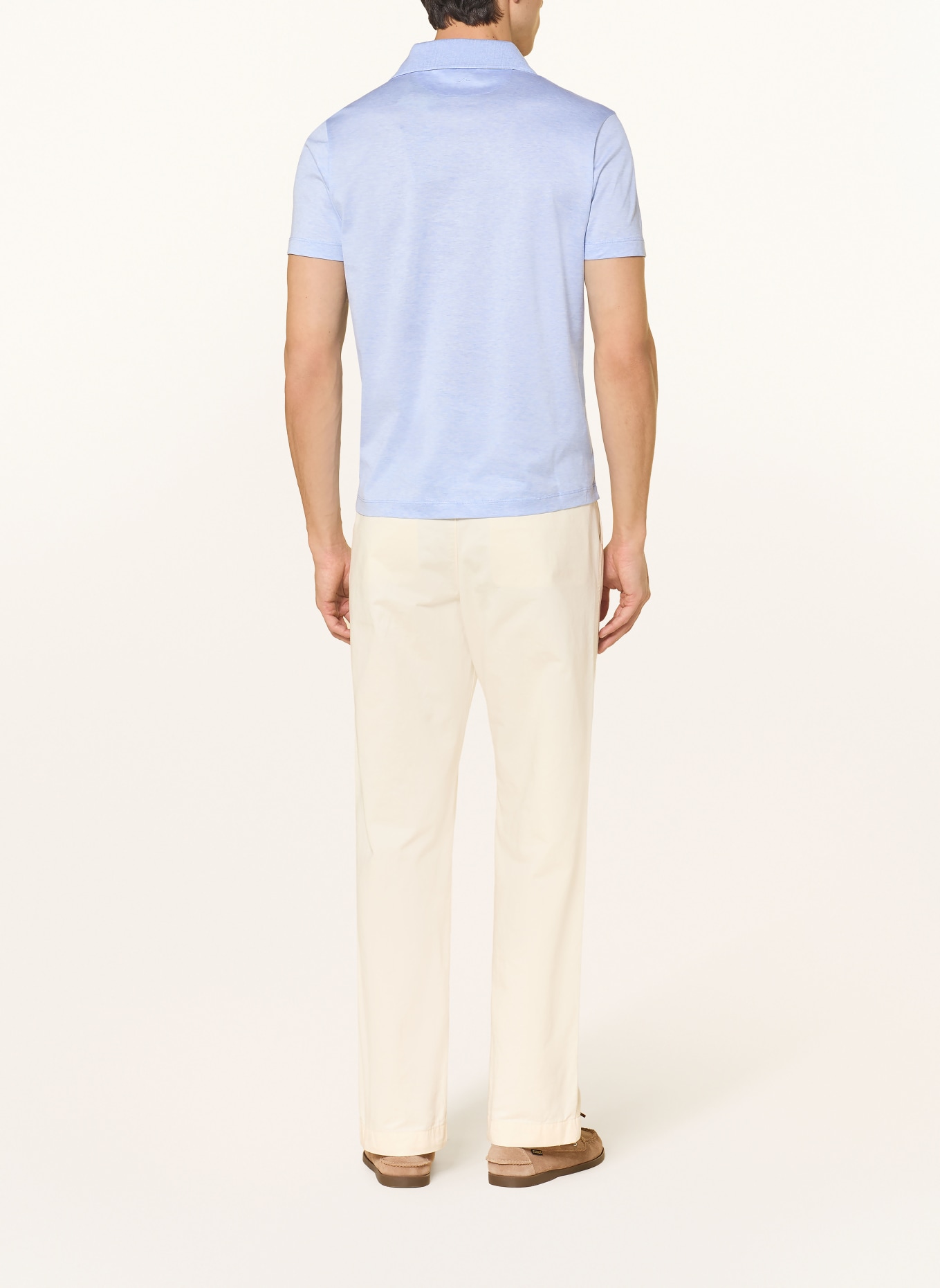 PAUL & SHARK Jersey poloshirt: LICHTBLAUW