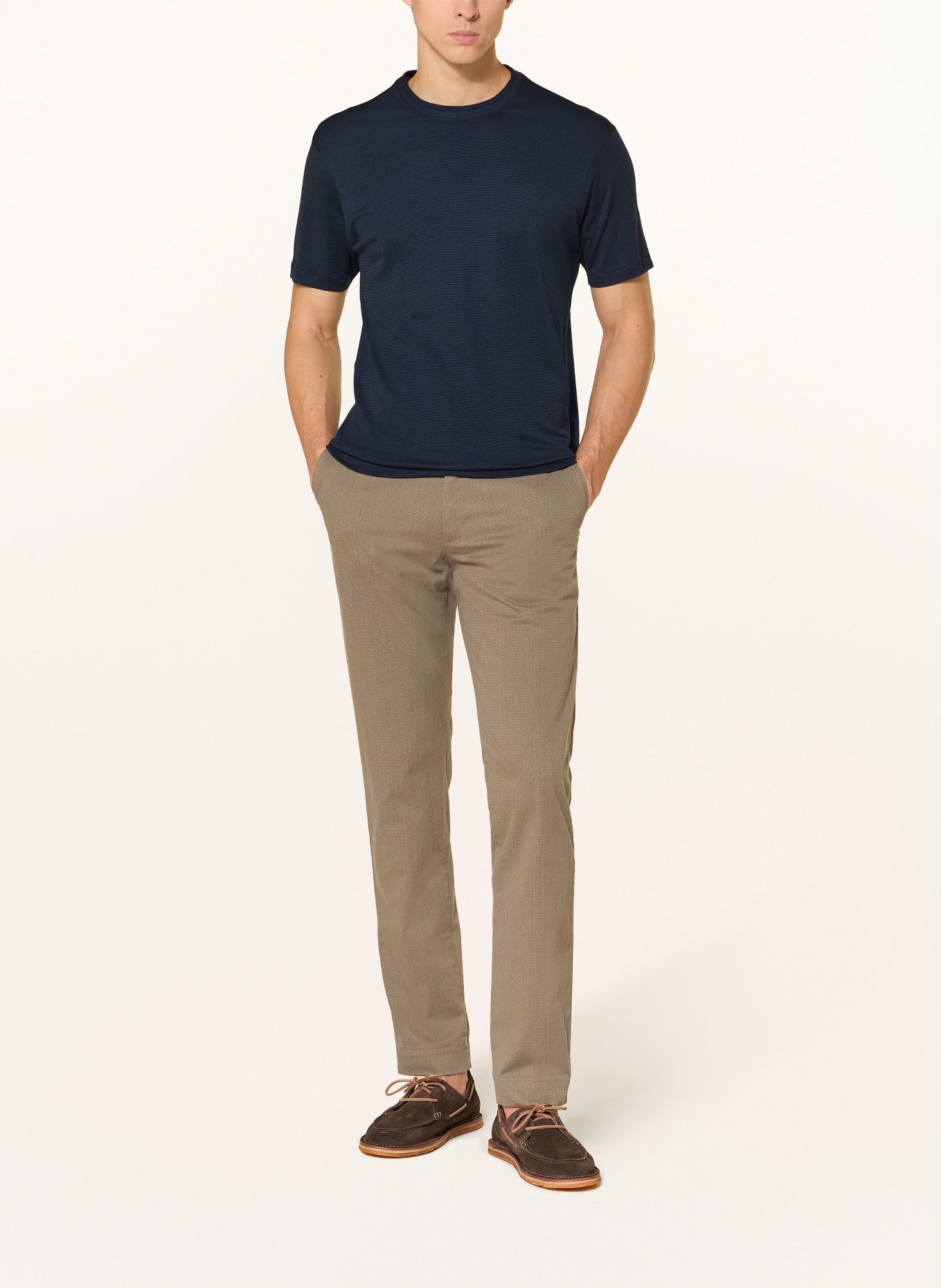 PAUL & SHARK T-shirt: DONKERBLAUW