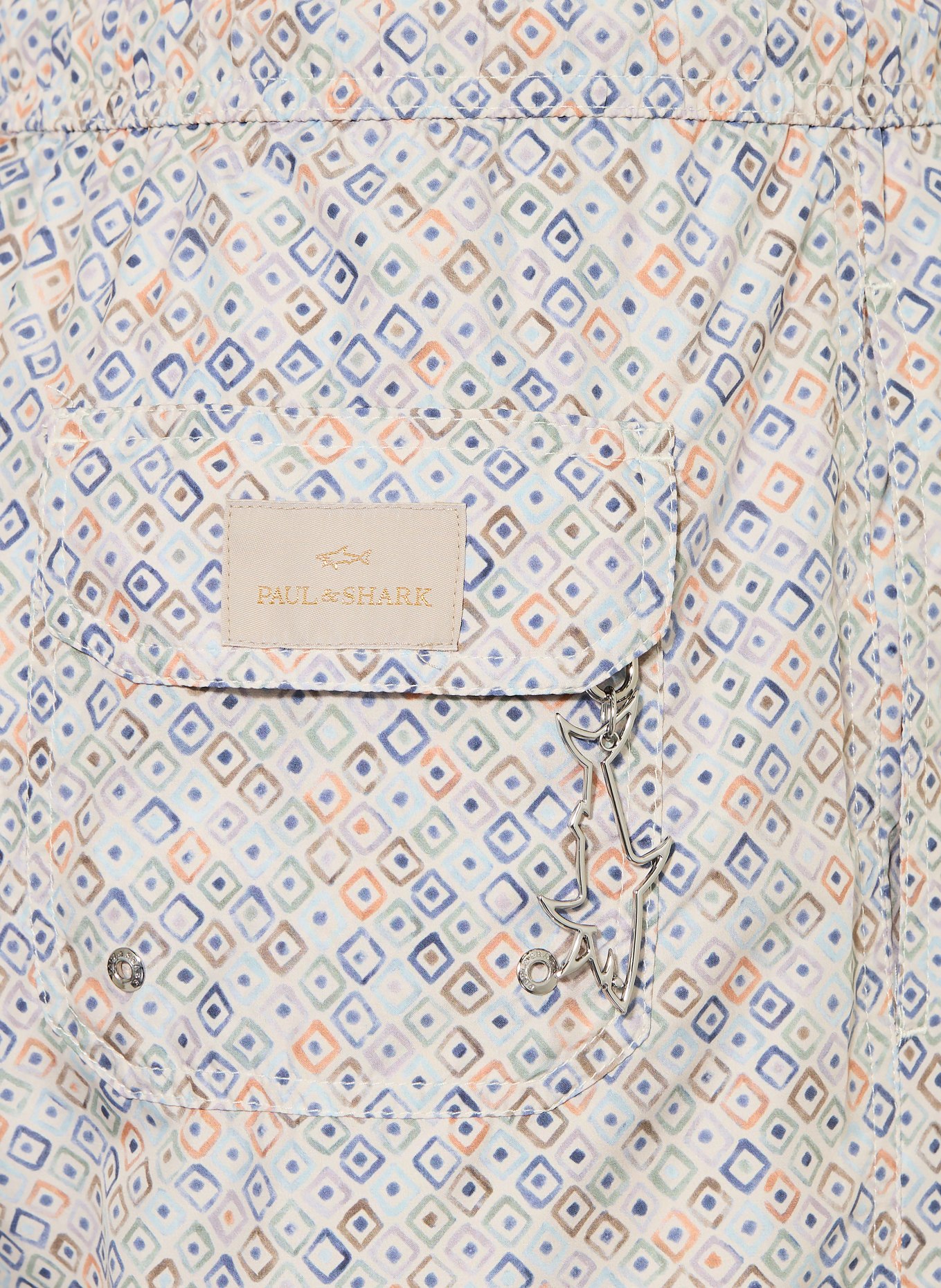 PAUL & SHARK Plavky PORTOFINO: BÉŽOVÁ / SVĚTLE ZELENÁ / TMAVĚ MODRÁ