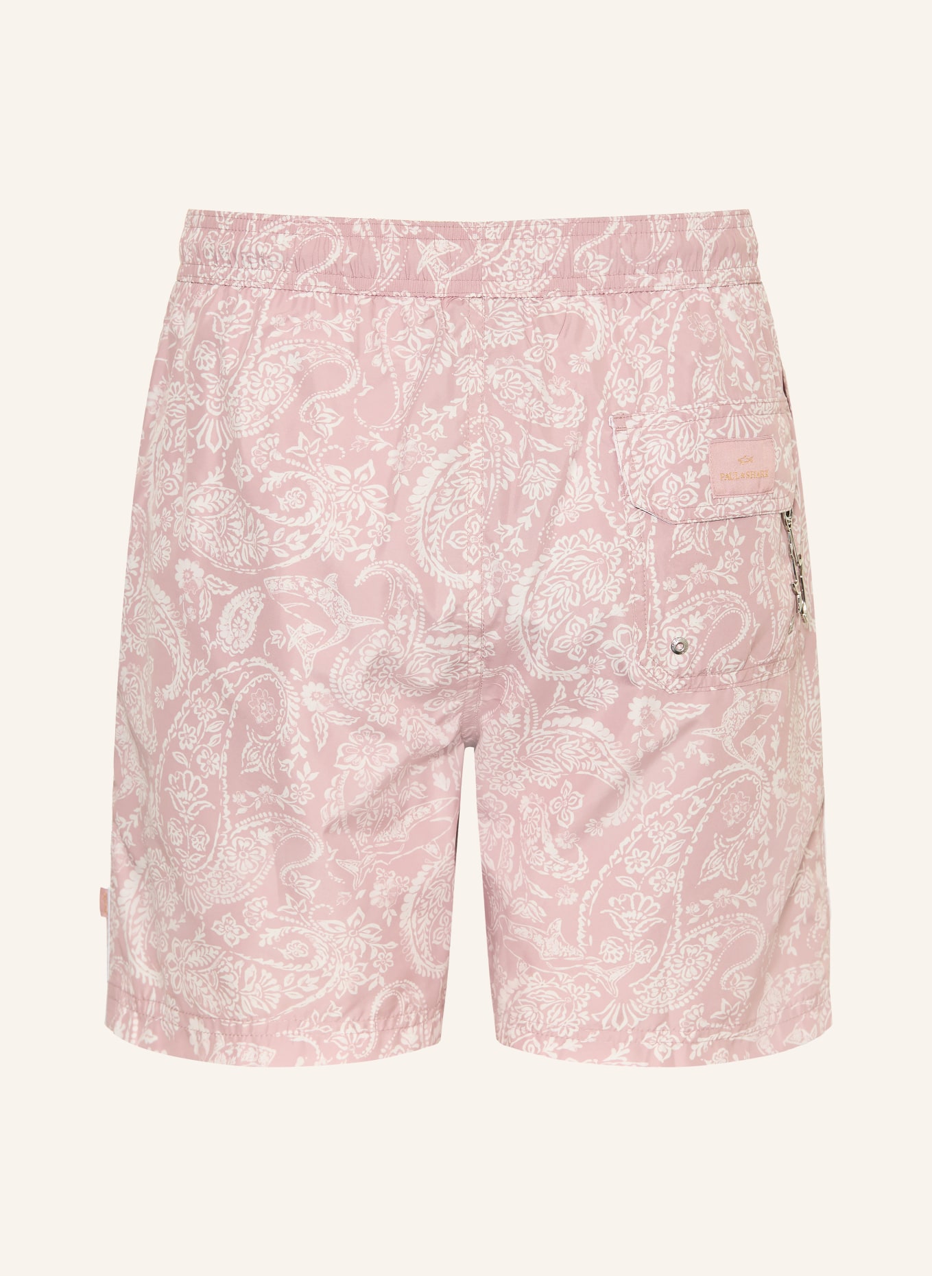 PAUL & SHARK plavky: STARORŮŽOVÁ / REŽNÁ