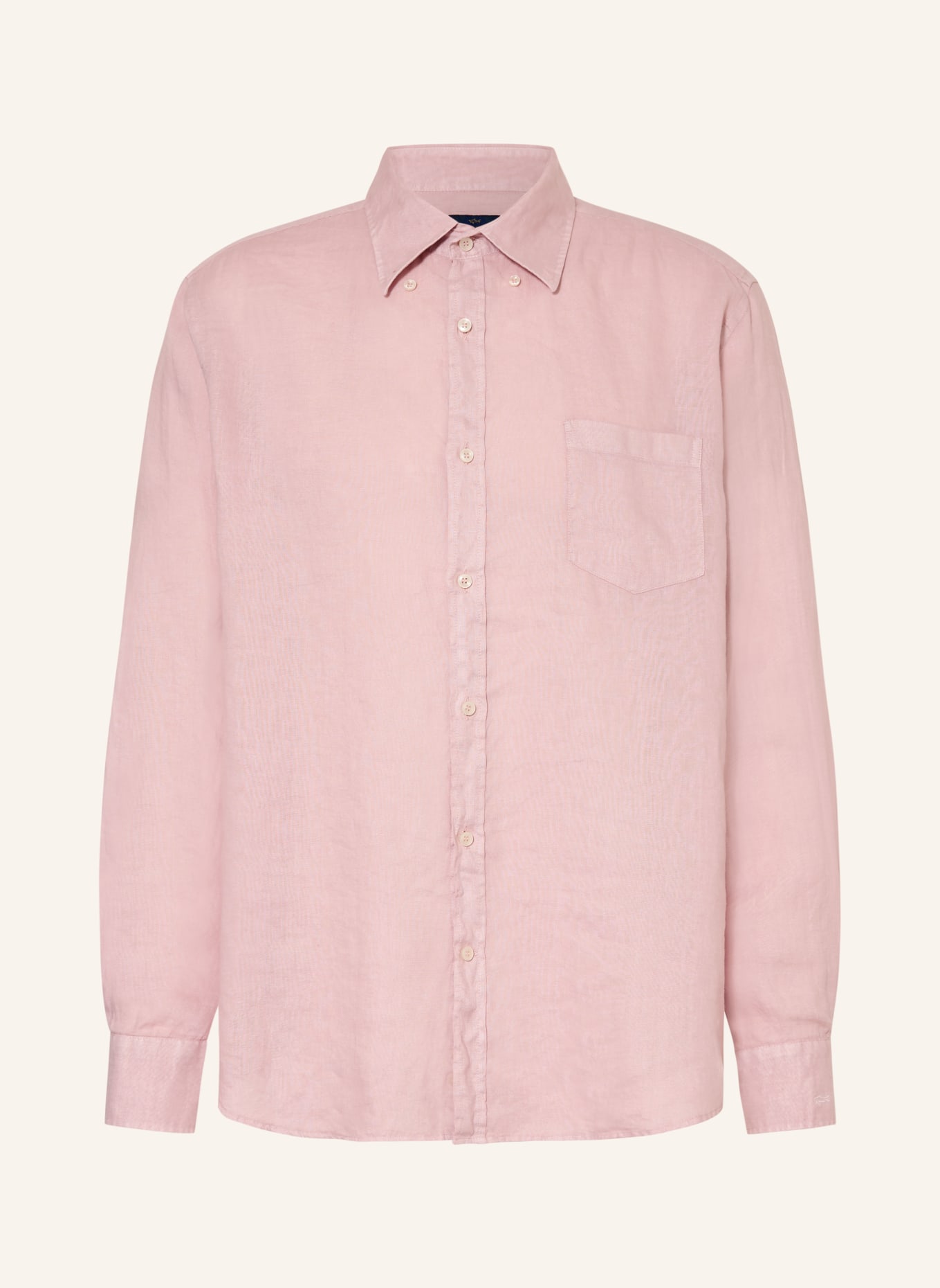 PAUL & SHARK Leinenhemd Regular Fit: ALTROSA