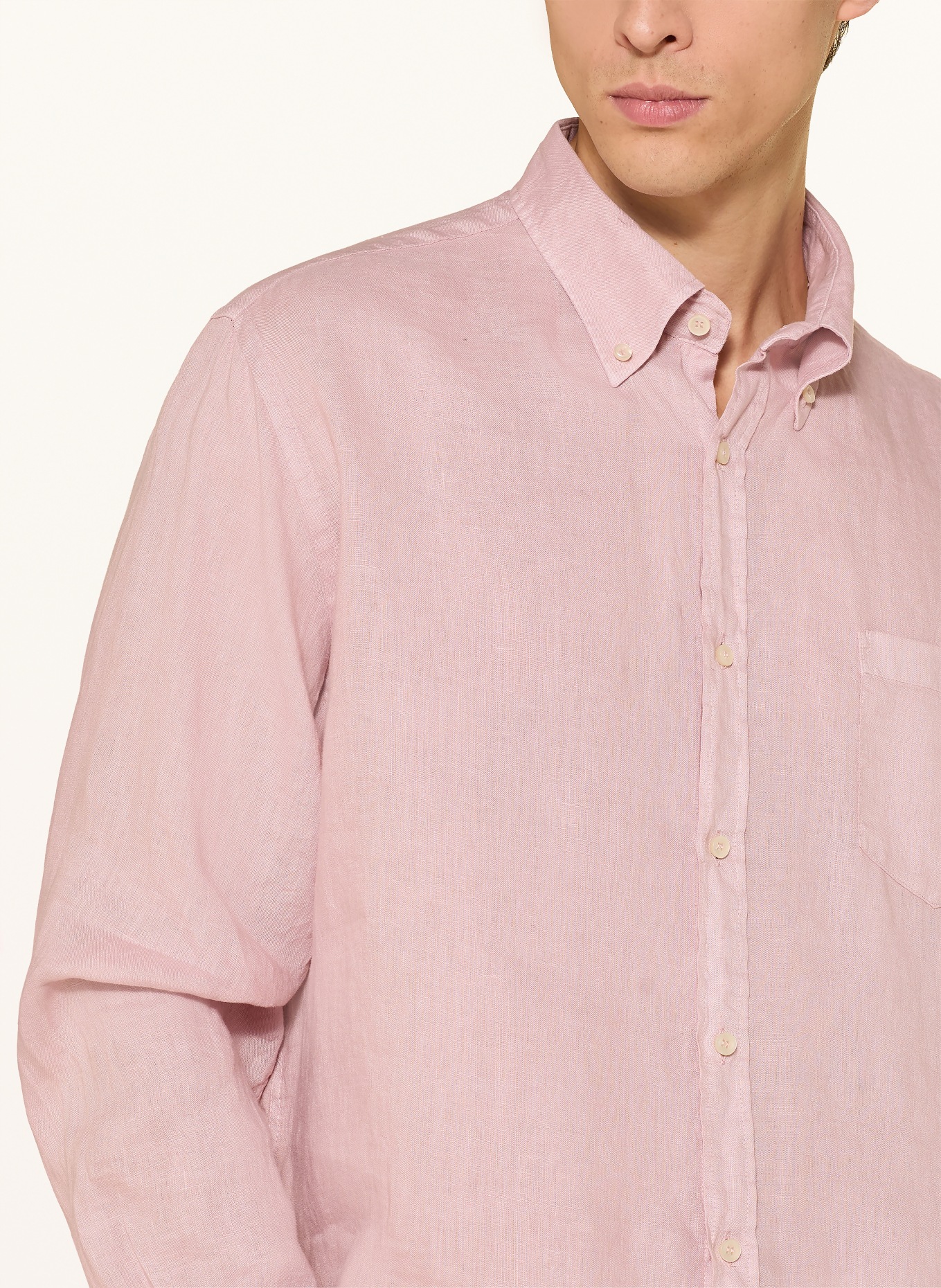 PAUL & SHARK Leinenhemd Regular Fit: ALTROSA