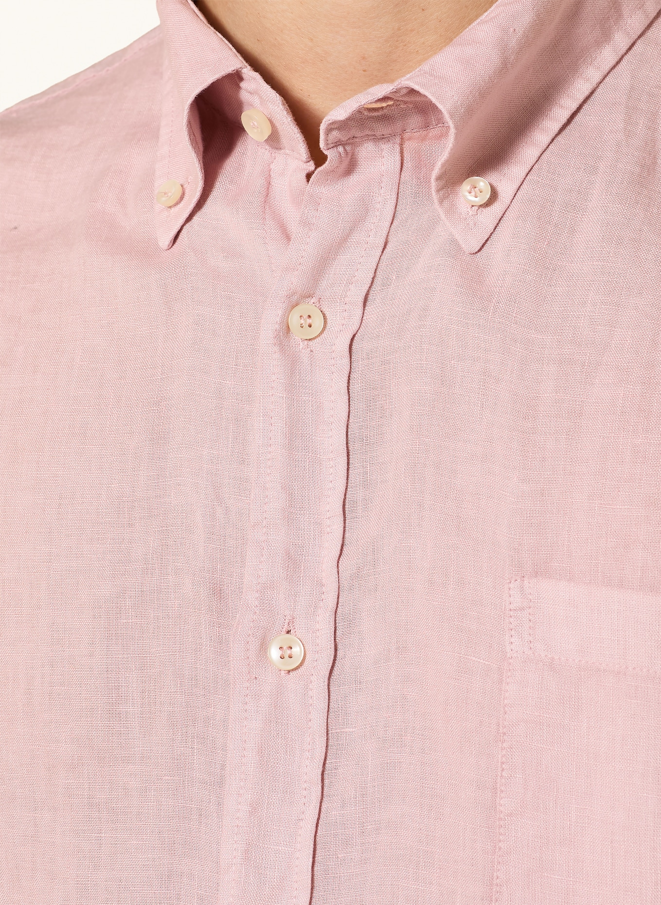 PAUL & SHARK Leinenhemd Regular Fit: ALTROSA