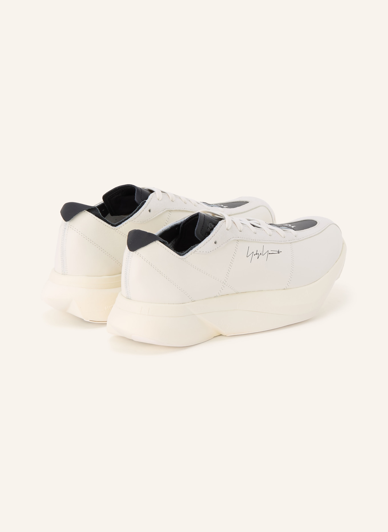 Y-3 Tenisky Y-3 ADIOS PRO 3 LX: SVĚTLE ŠEDÁ / KRÉMOVÁ / ČERNÁ