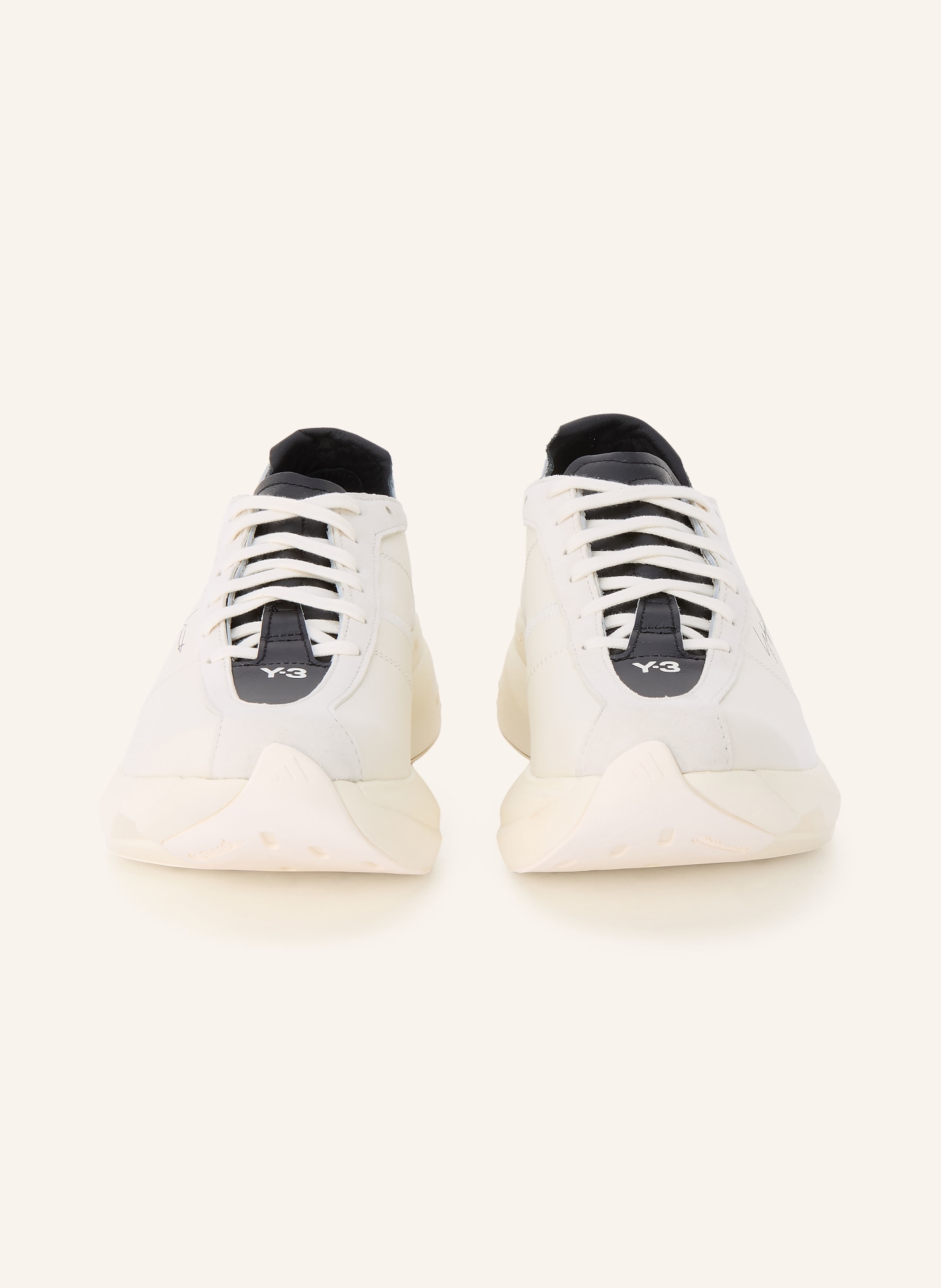 Y-3 Tenisky Y-3 ADIOS PRO 3 LX: SVĚTLE ŠEDÁ / KRÉMOVÁ / ČERNÁ