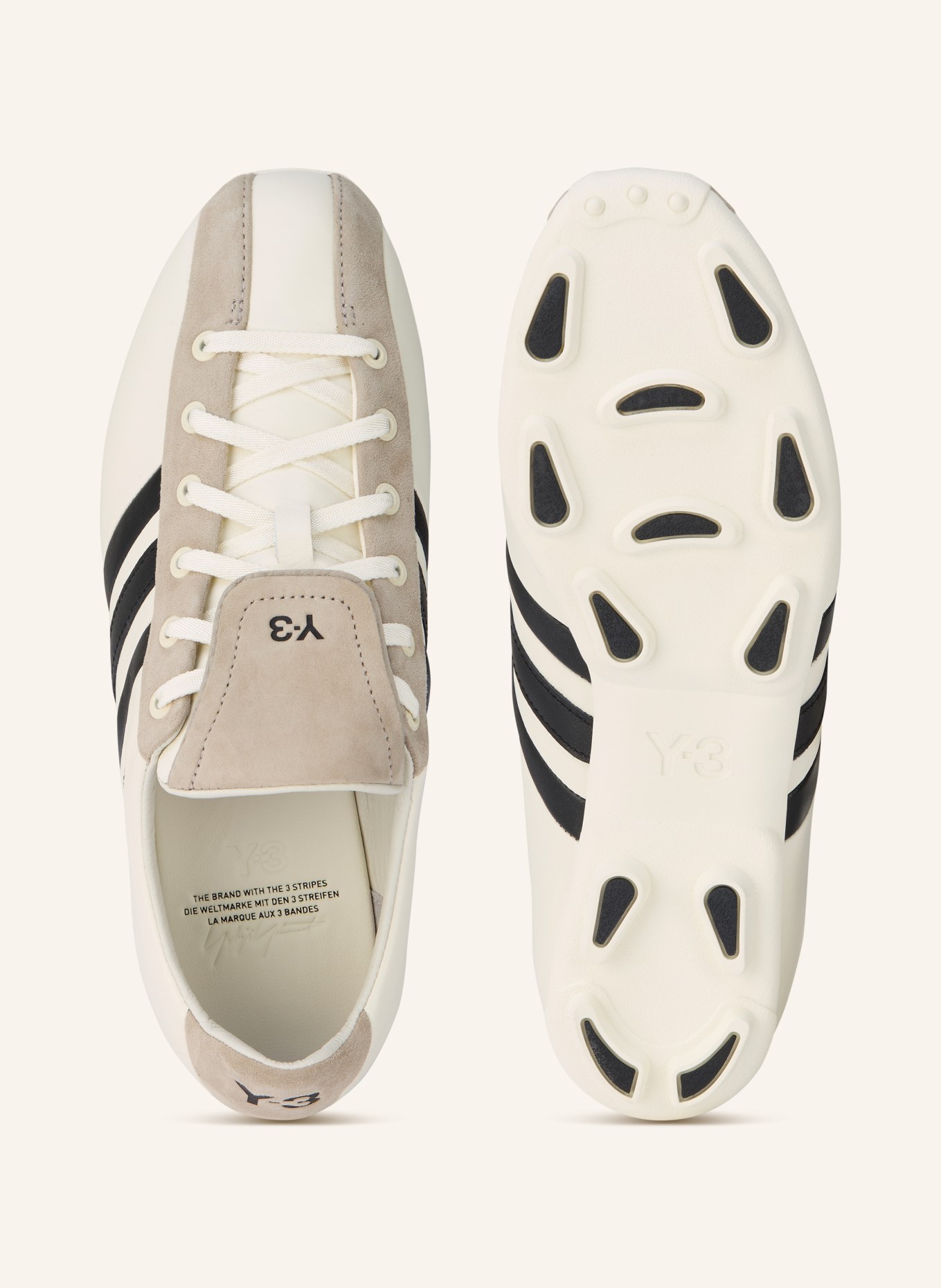 Y-3 Y-3 FIELD sneaker: WHITE / GRAY / BLACK