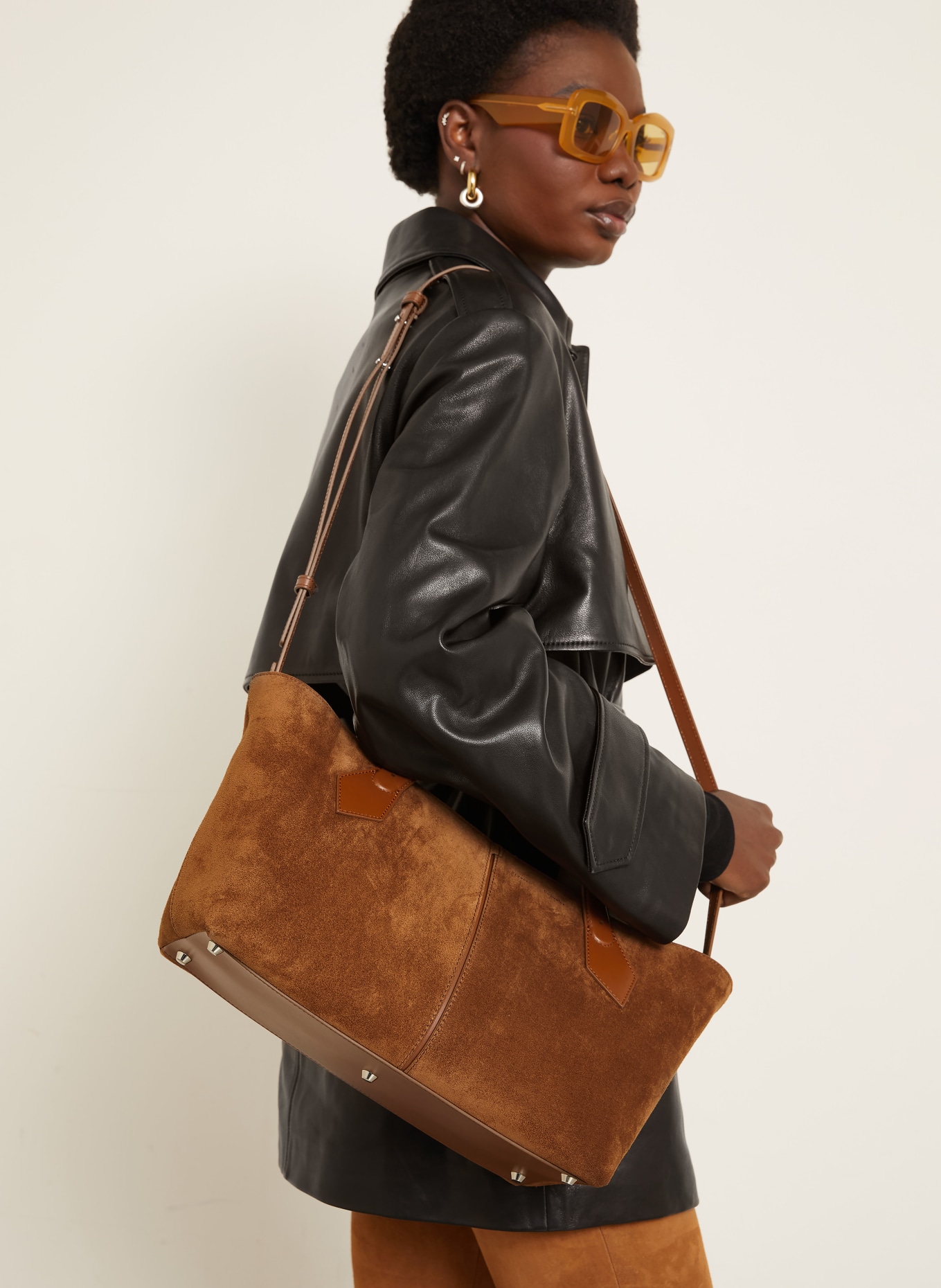 Proenza Schouler EAST WEST handbag: BROWN