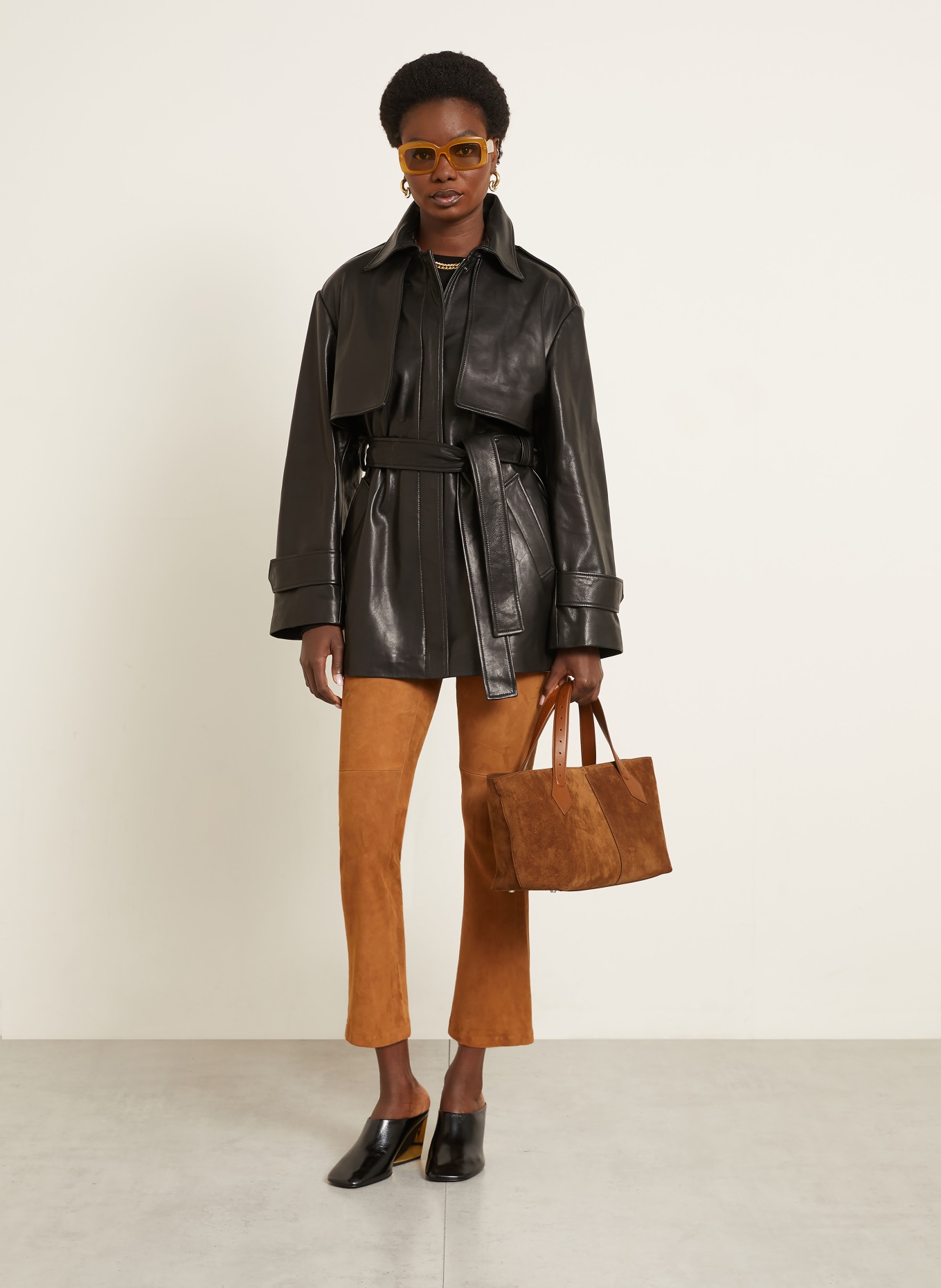 Proenza Schouler EAST WEST handbag: BROWN