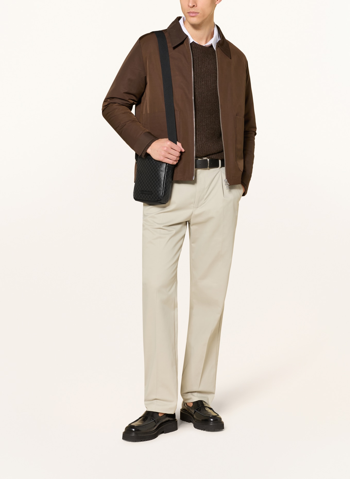 Calvin Klein shoulder bag: BLACK / SILVER / DARK GRAY