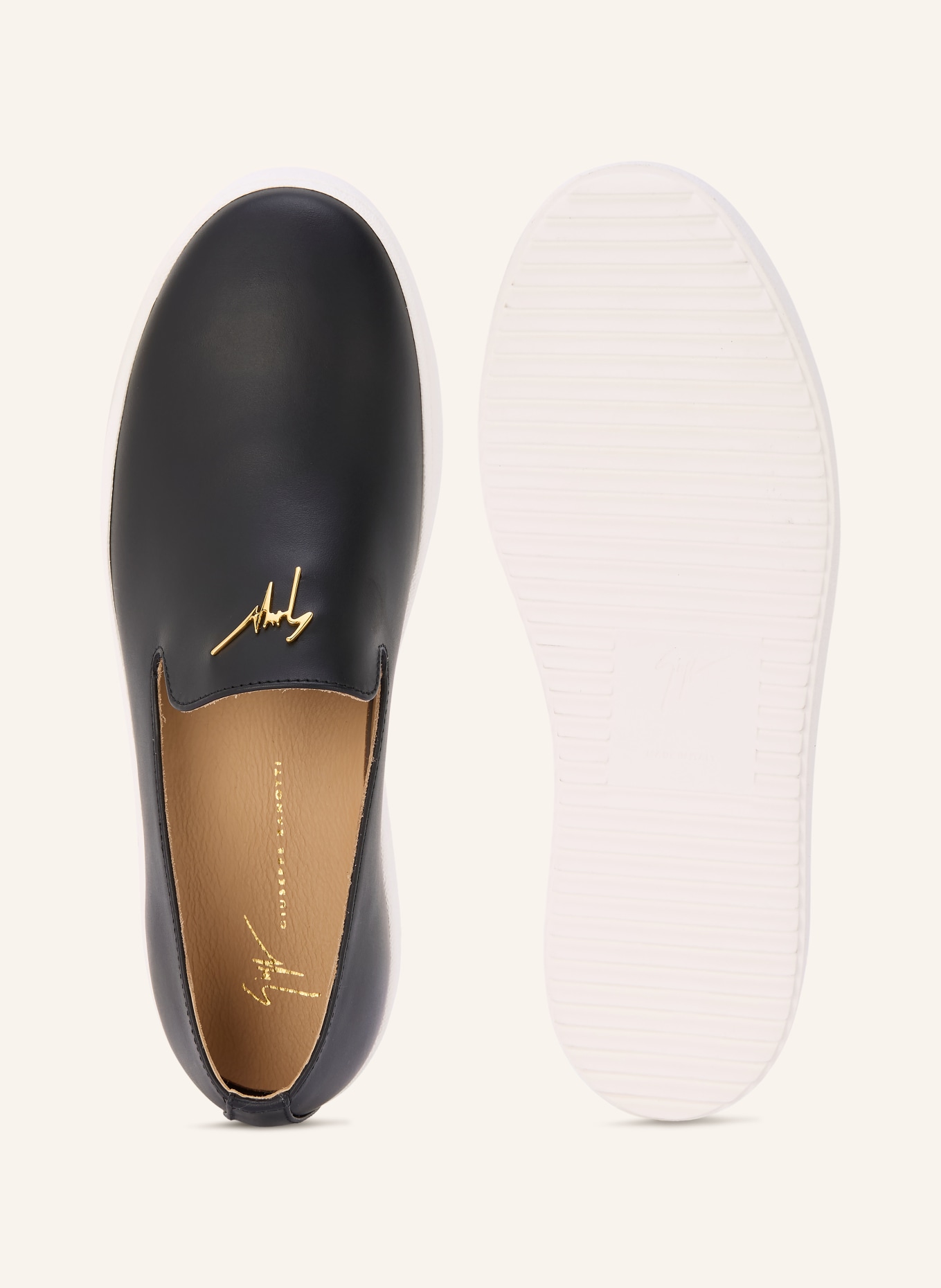 GIUSEPPE ZANOTTI DESIGN BIREL slippers: BLACK