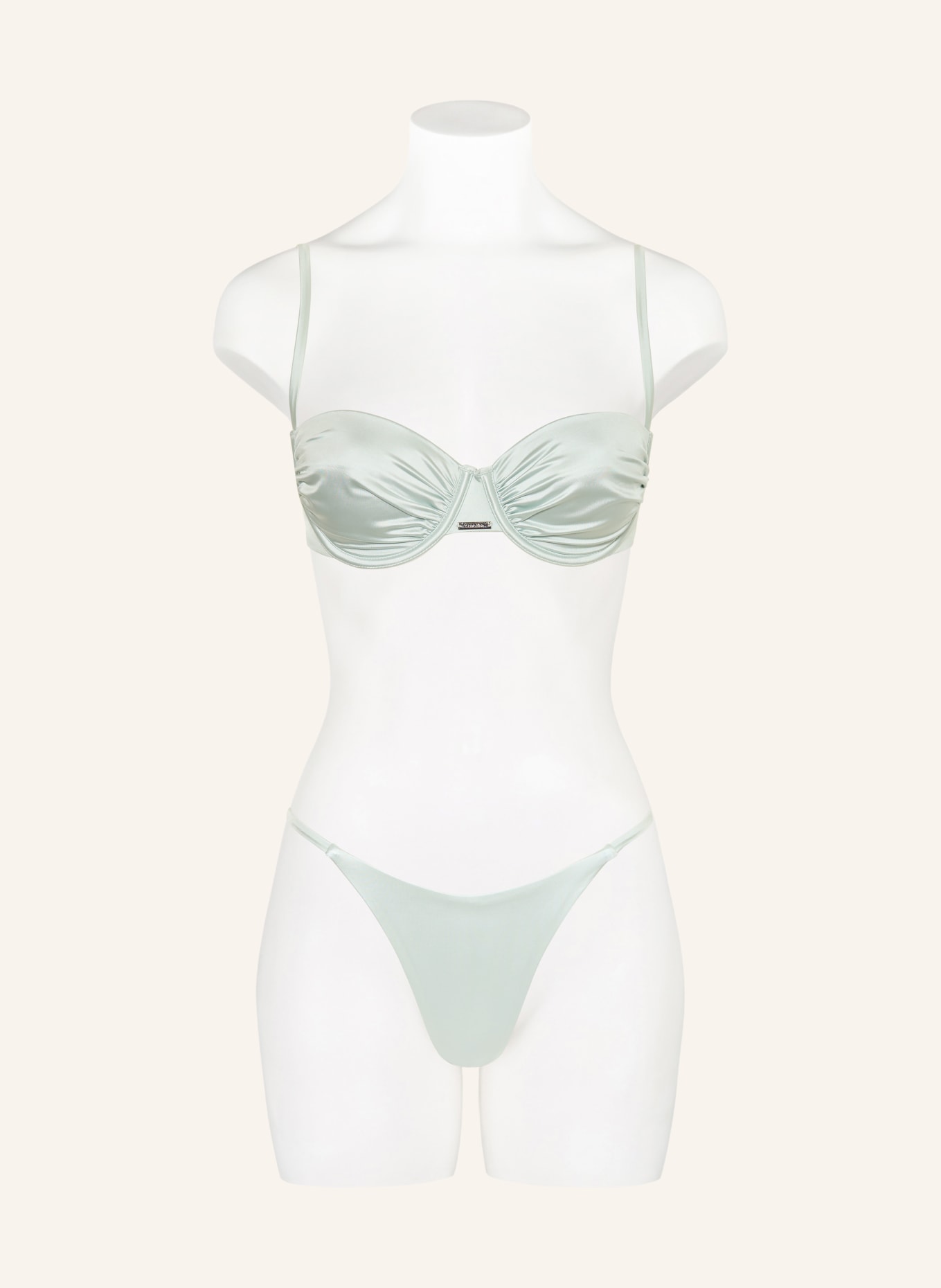 Calvin Klein Podprsenka bikini s ramínky CK SHINE: TMAVĚ MODRÁ