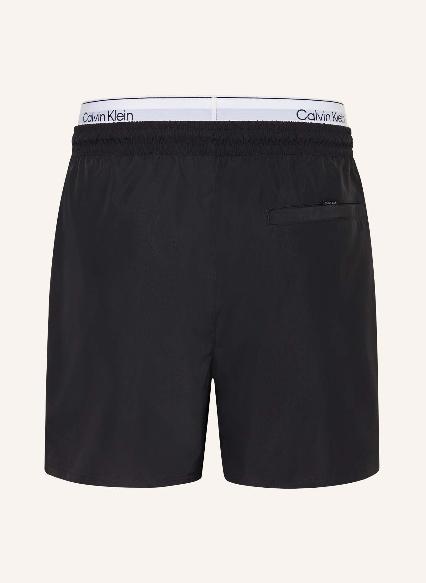 Calvin Klein swim shorts: BLACK / WHITE
