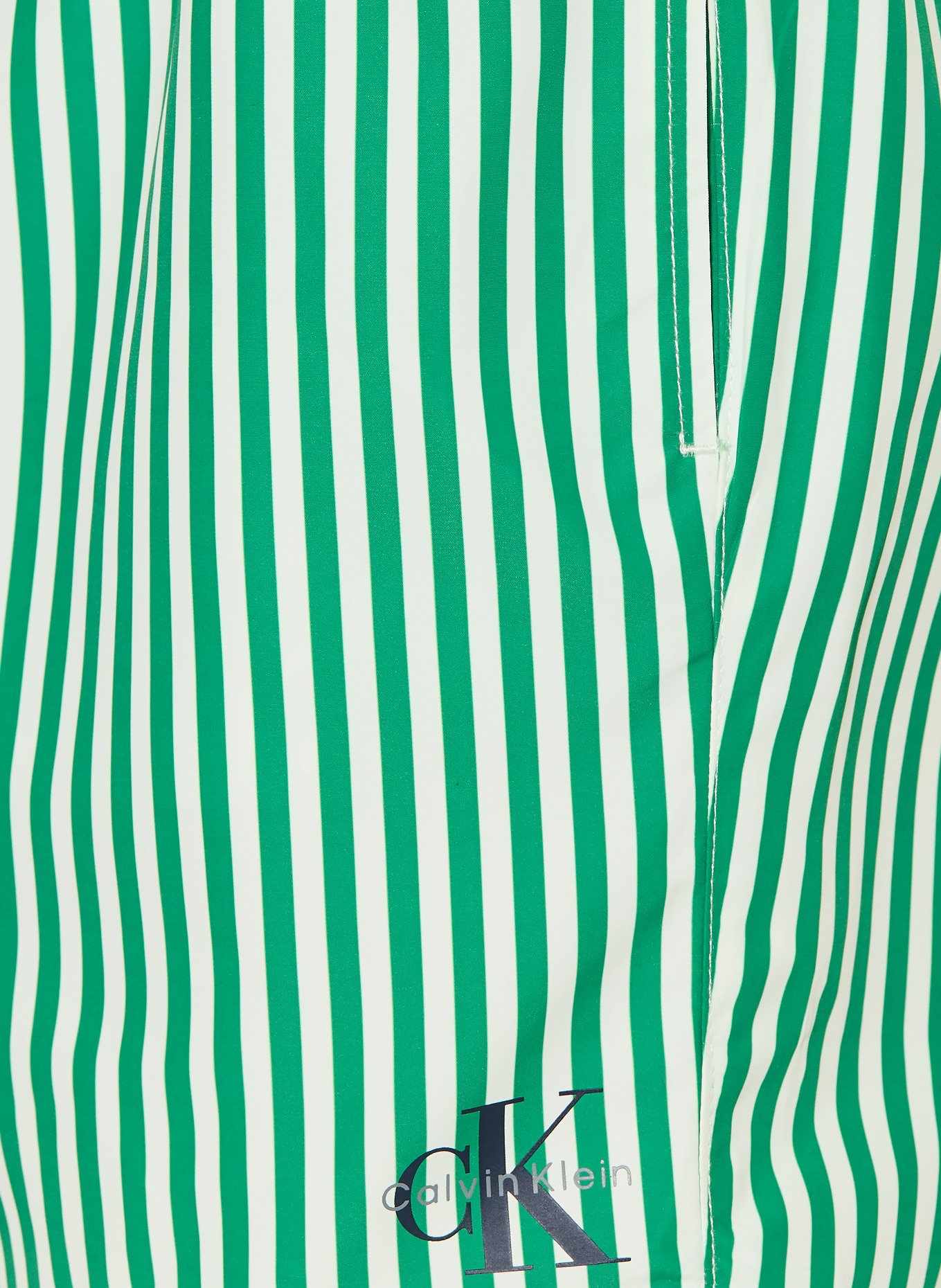 Calvin Klein swim shorts: GREEN / WHITE