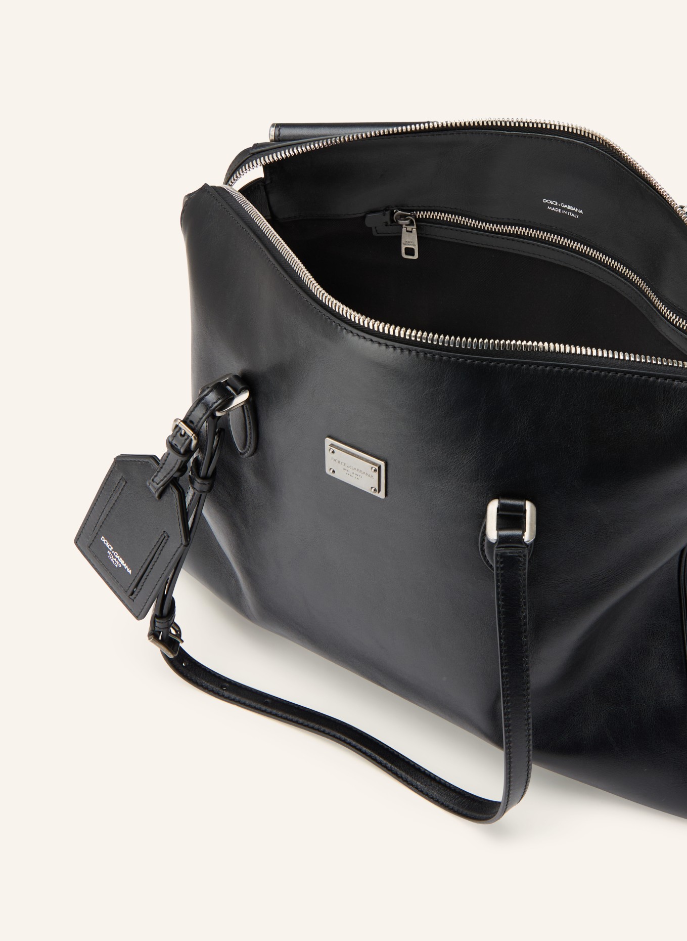 DOLCE & GABBANA sac à main: NOIR / ARGENT