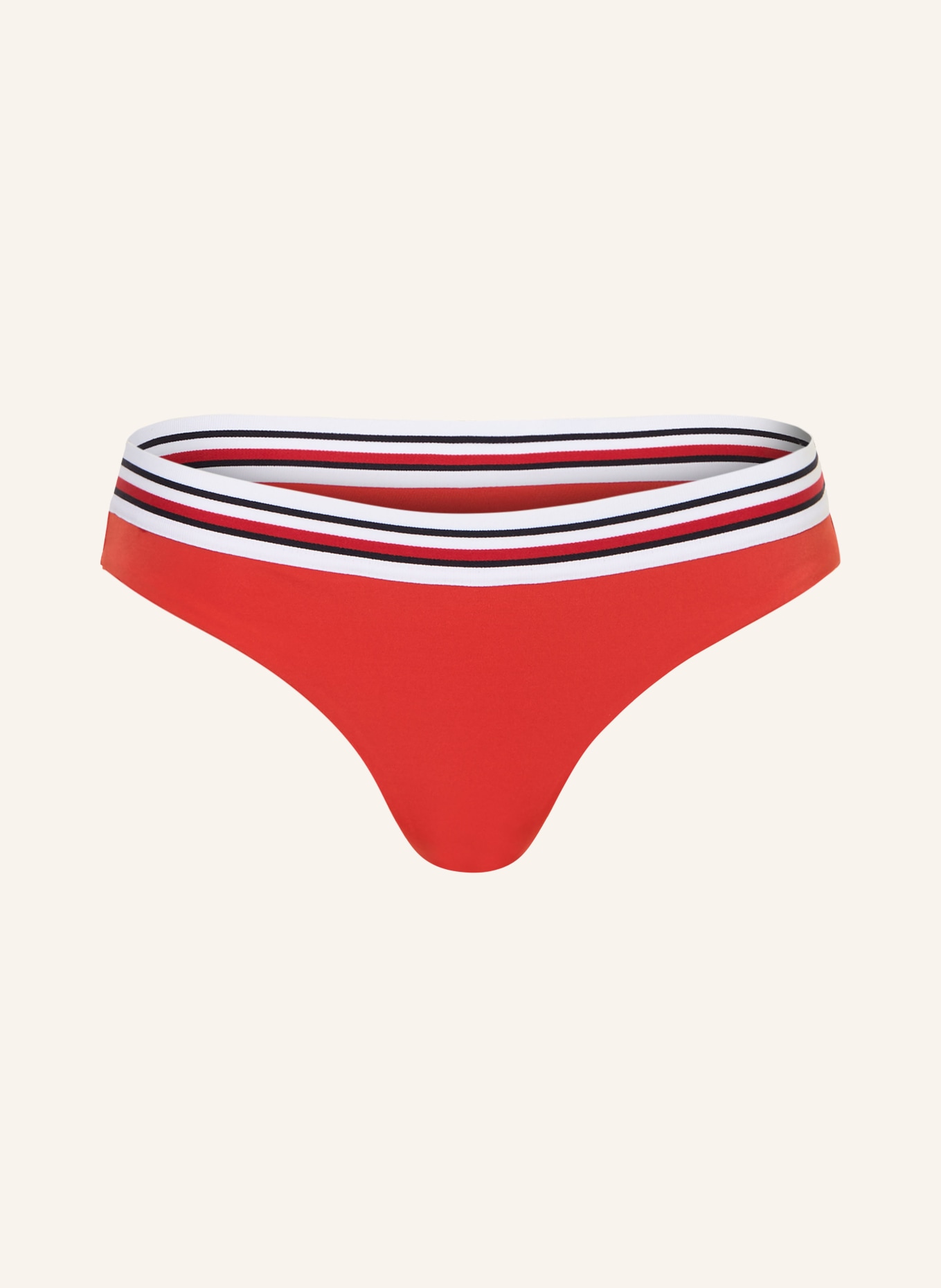 TOMMY HILFIGER Základní bikiny: ČERVENÁ / BÍLÁ / ČERNÁ