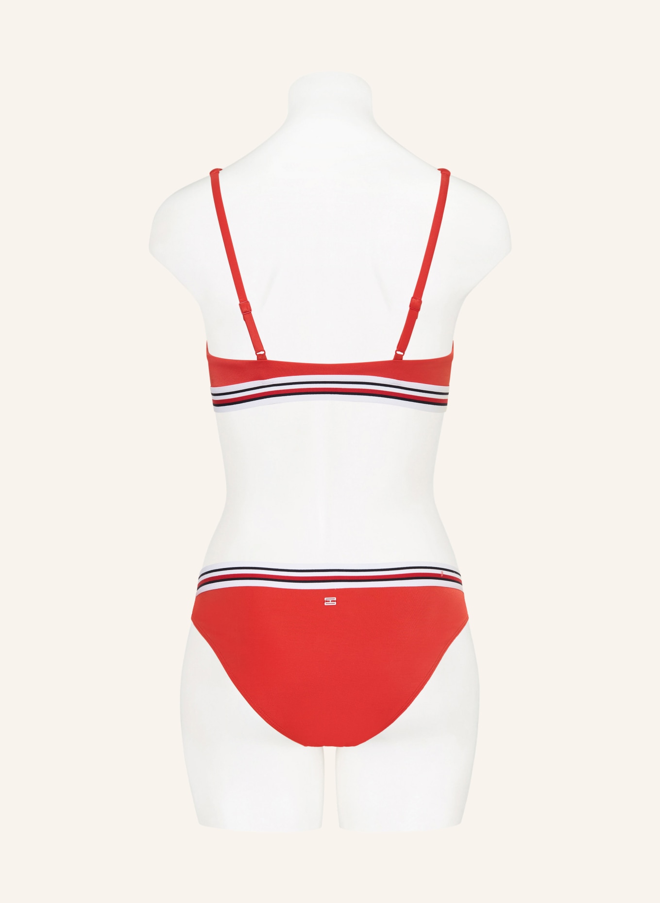 TOMMY HILFIGER Základní bikiny: ČERVENÁ / BÍLÁ / ČERNÁ