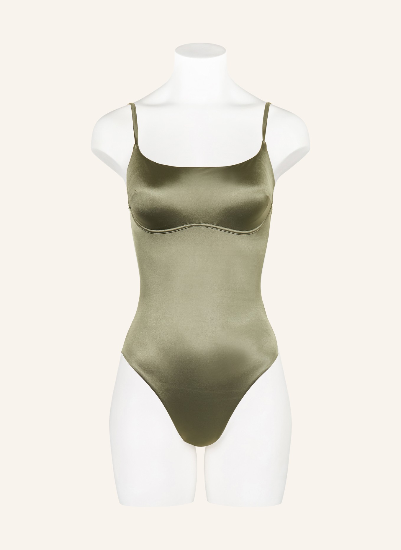 Calvin Klein CK SHINE swimsuit: KHAKI
