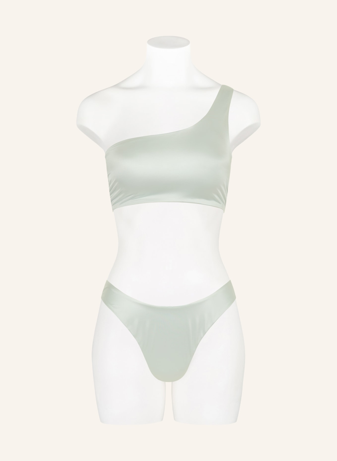 Calvin Klein One-shoulder bikini top CK SHINE: LIGHT BLUE