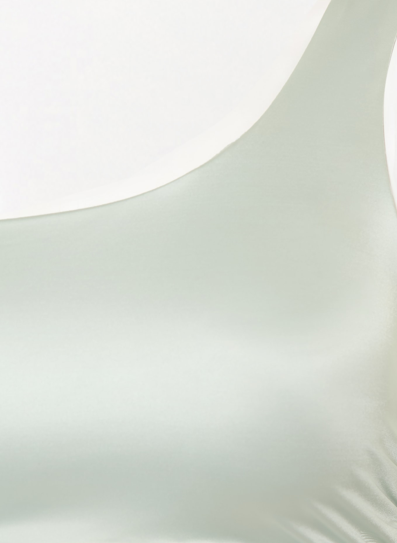 Calvin Klein One-shoulder bikini top CK SHINE: LIGHT BLUE