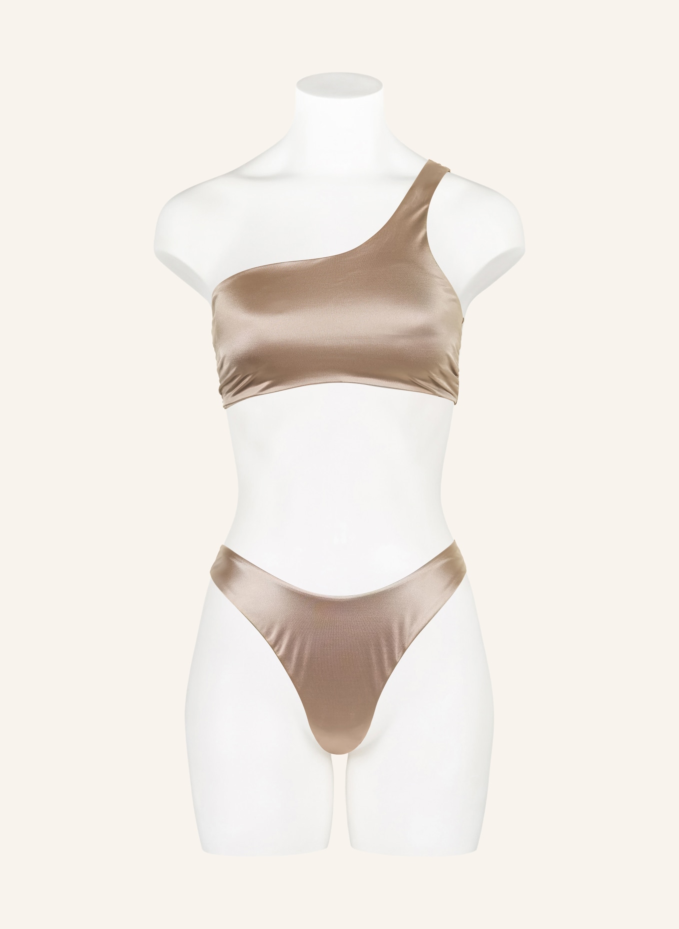 Calvin Klein Brazilské bikiny DIPPED: BÉŽOVÁ