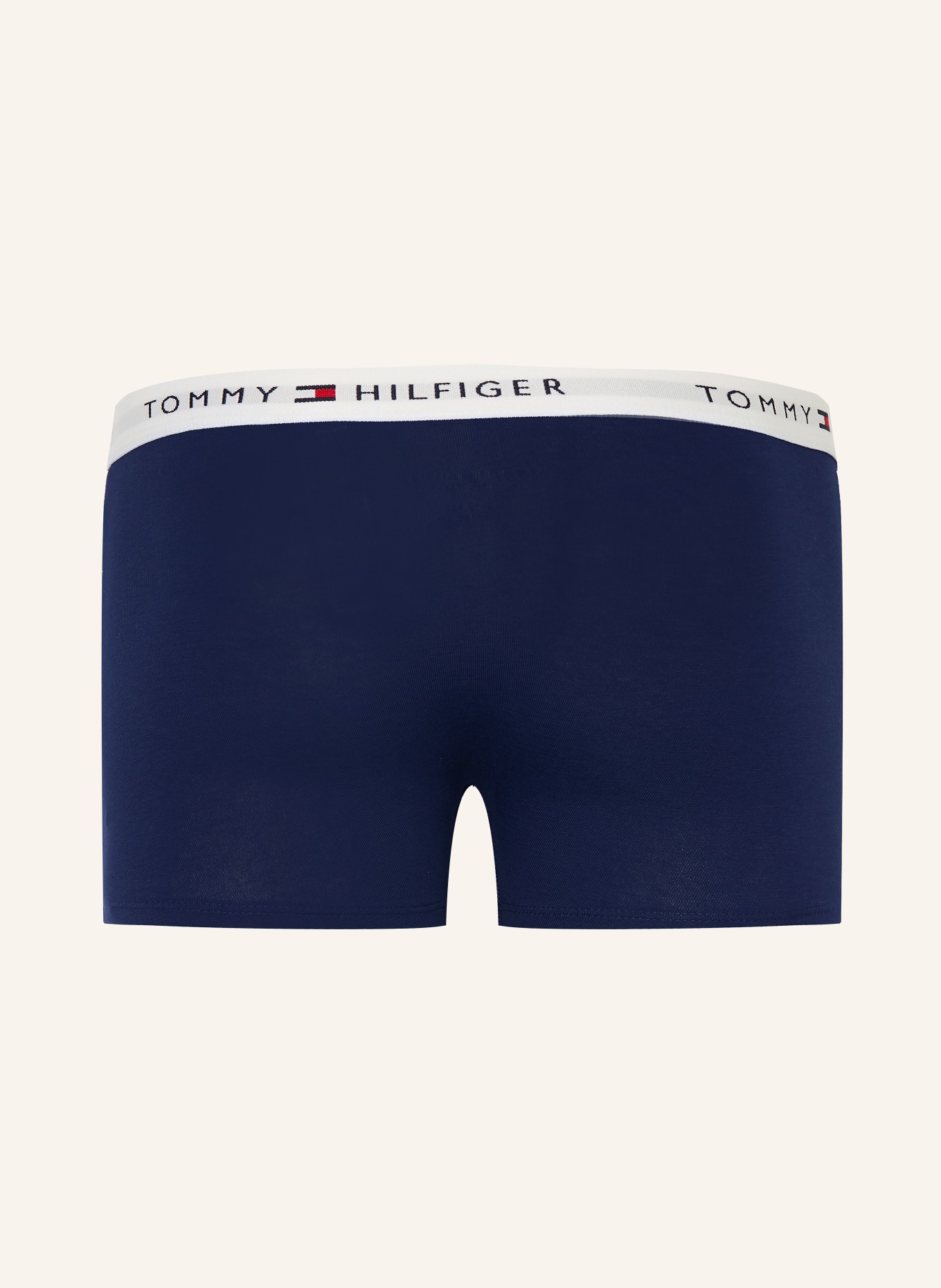 TOMMY HILFIGER 2er-Pack Boxershorts: DUNKELBLAU / BLAUGRAU / WEISS