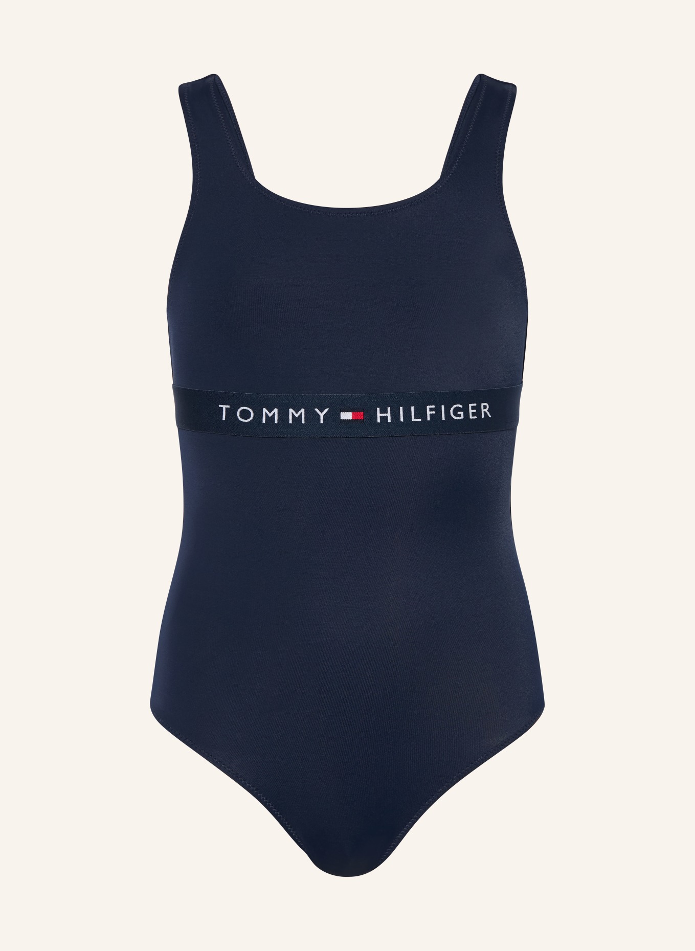 TOMMY HILFIGER Badeanzug: DUNKELBLAU