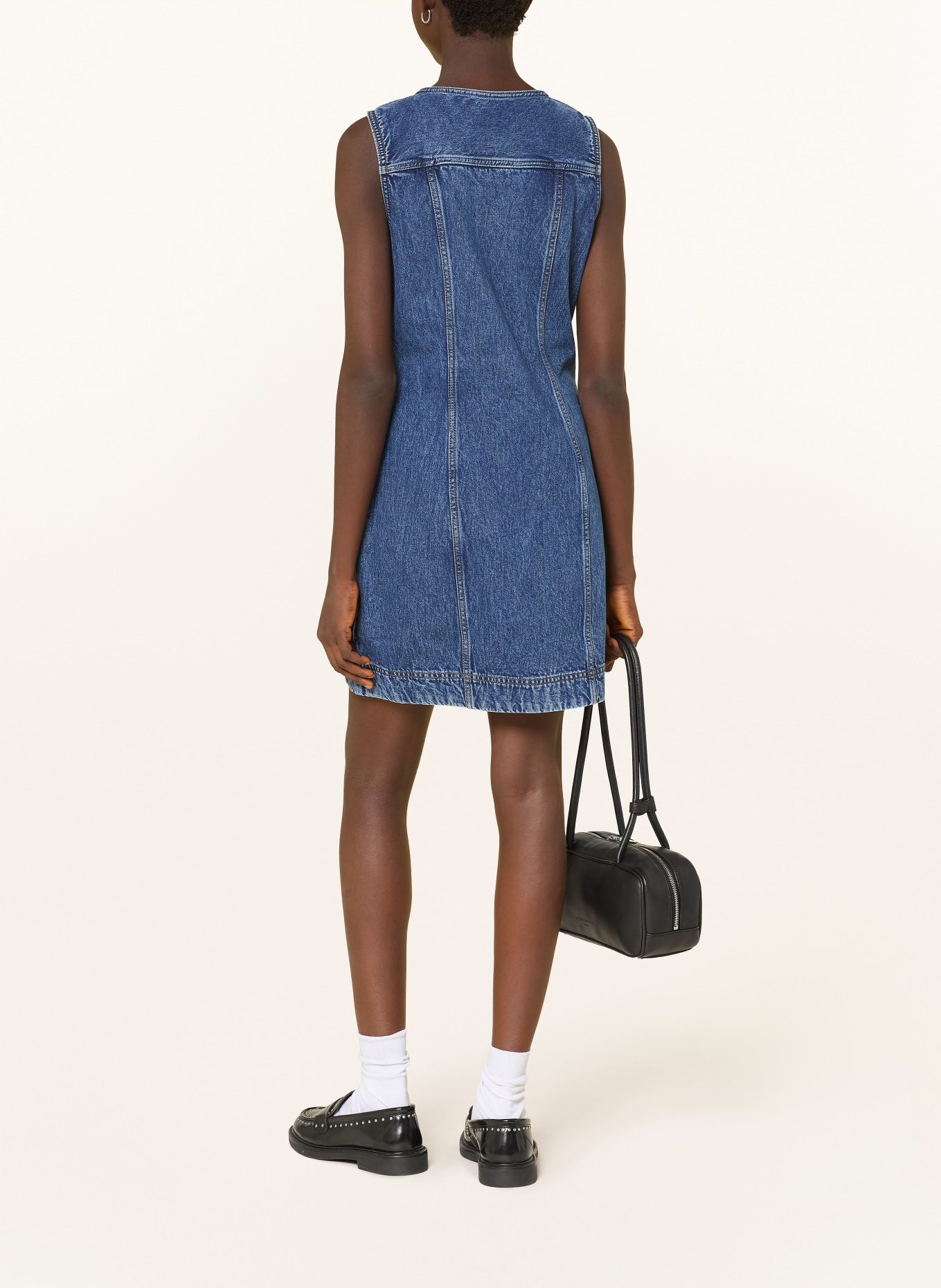 Calvin Klein Jeans robe en jean: BLEU FONCÉ