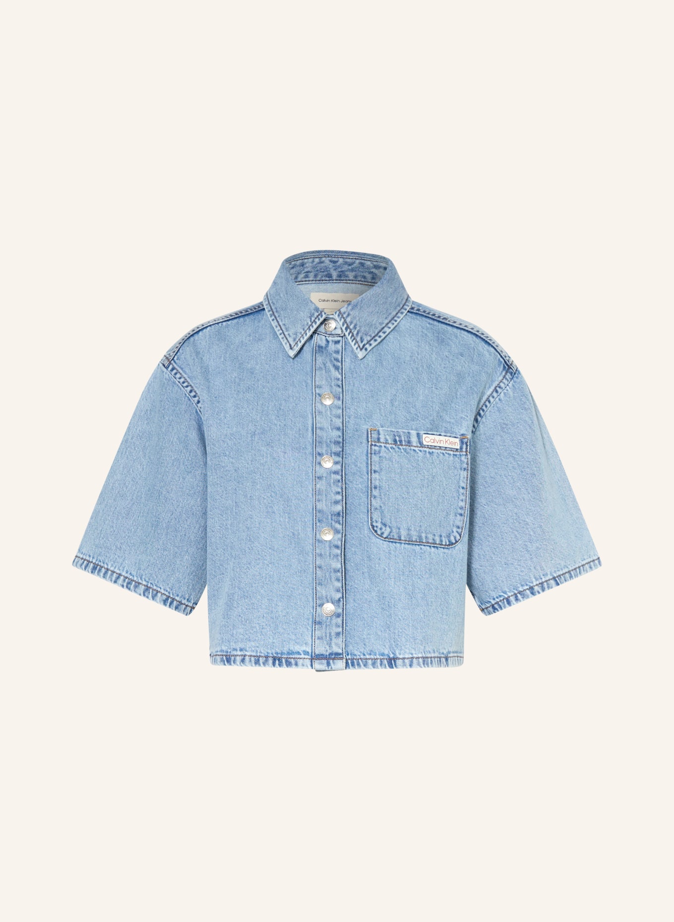 Calvin Klein Jeans denim jacket: 21E VINTAGE MOSS