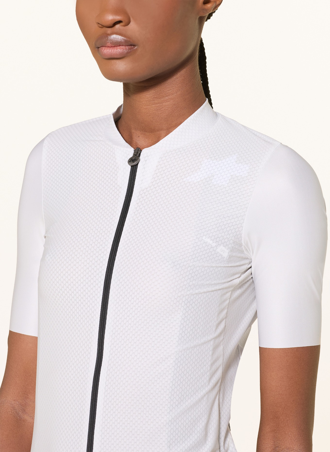 ASSOS Cyklistický dres UMA GT S11 EVO: SVĚTLE ŠEDÁ / ČERNÁ