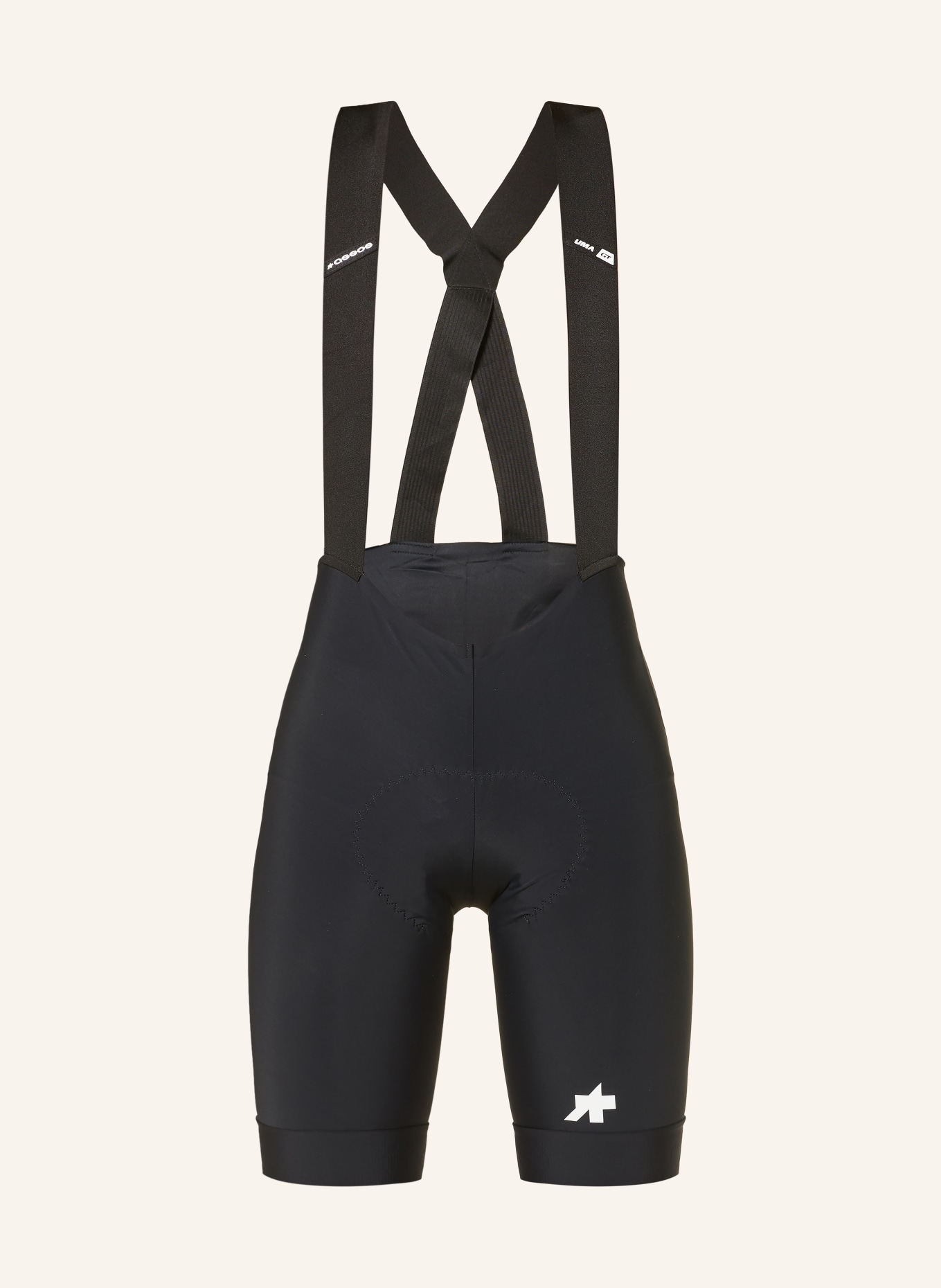 ASSOS Radhose UMA GT S11 mit Trägern und gepolstertem Einsatz: SCHWARZ