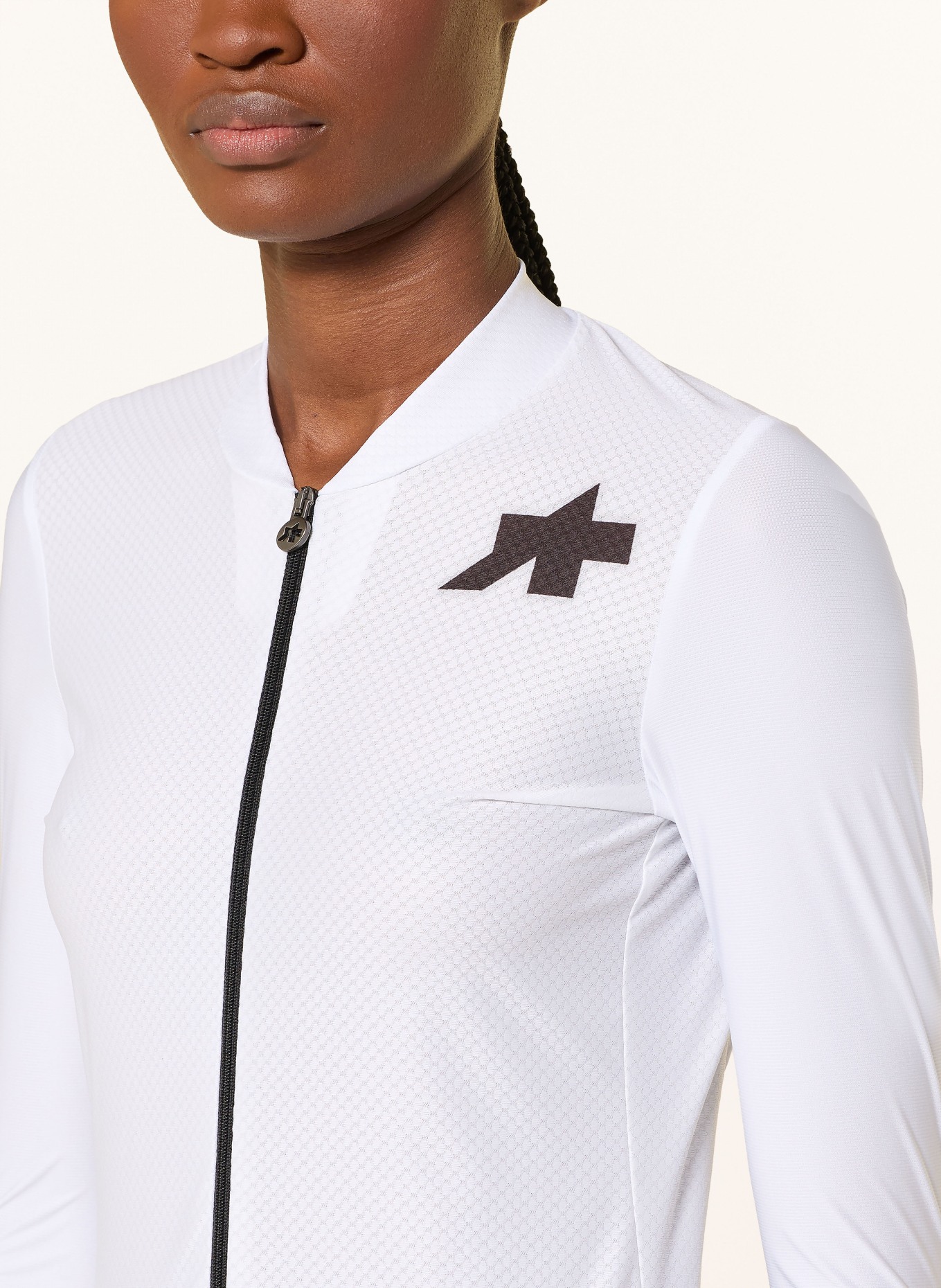 ASSOS Radtrikot UMA GT: WEISS / SCHWARZ