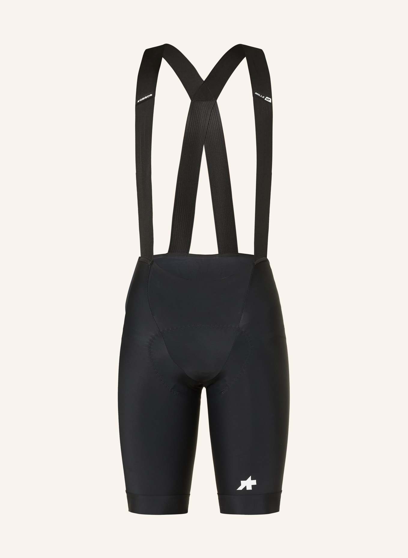 ASSOS Radhose MILLE GT S11 mit Trägern und gepolstertem Einsatz: SCHWARZ / WEISS