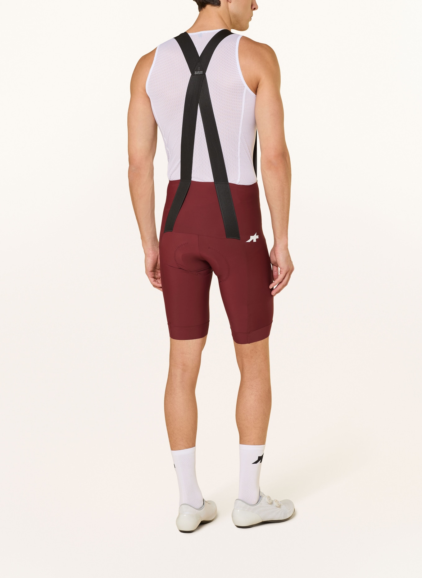 ASSOS Radhose MILLE GT S11 mit Trägern und gepolstertem Einsatz: DUNKELROT