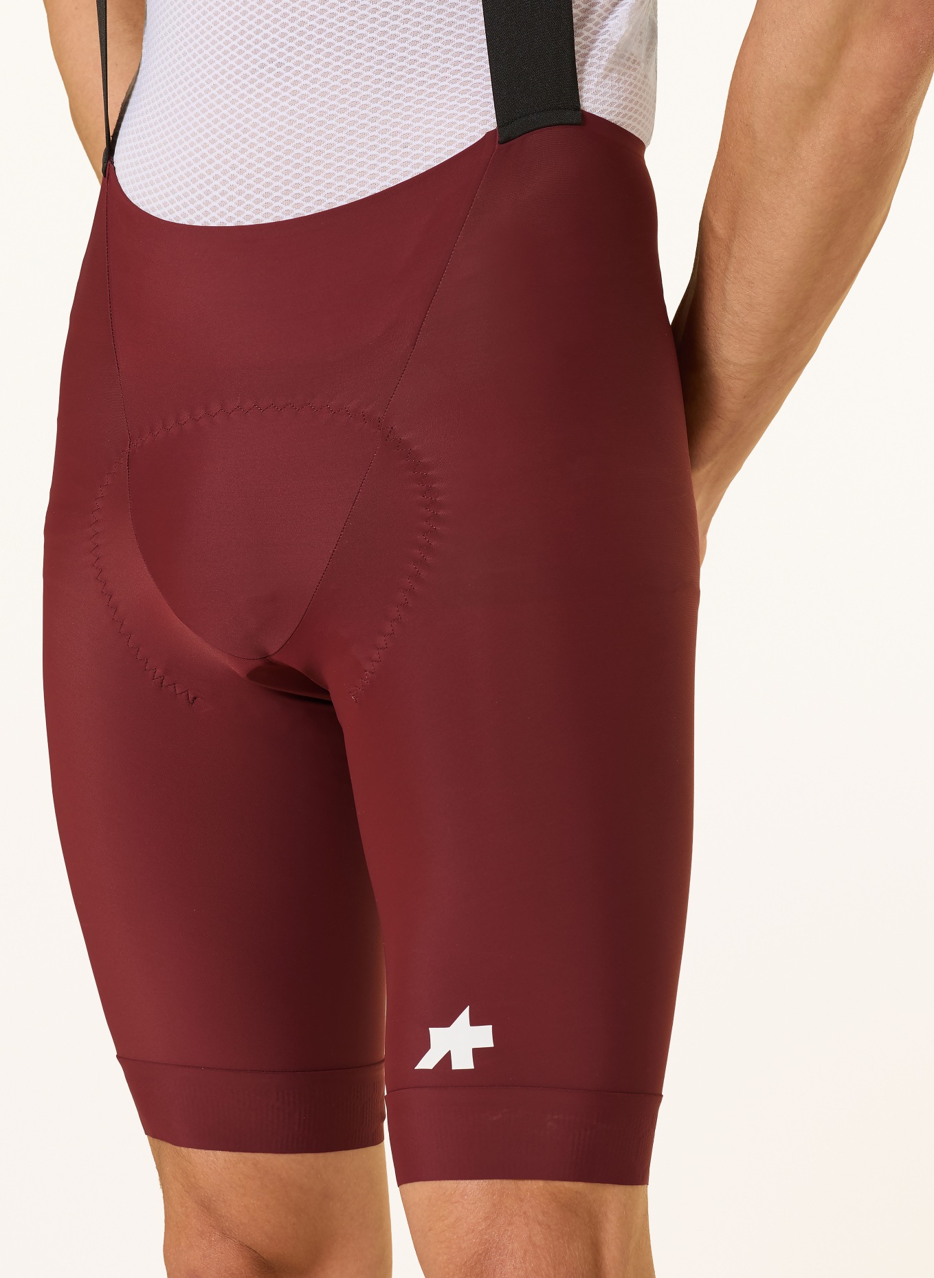 ASSOS Radhose MILLE GT S11 mit Trägern und gepolstertem Einsatz: DUNKELROT
