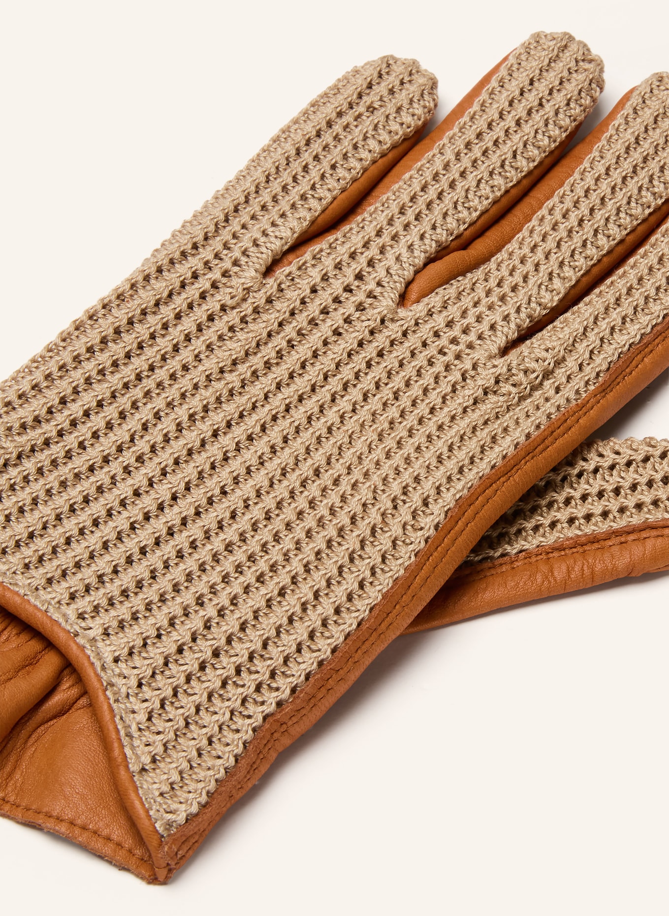 HESTRA Multisport-Handschuhe MILES: BEIGE / DUNKELORANGE