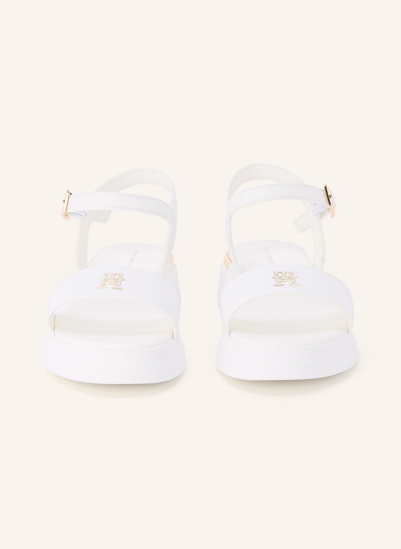 TOMMY HILFIGER sandales: BLANC