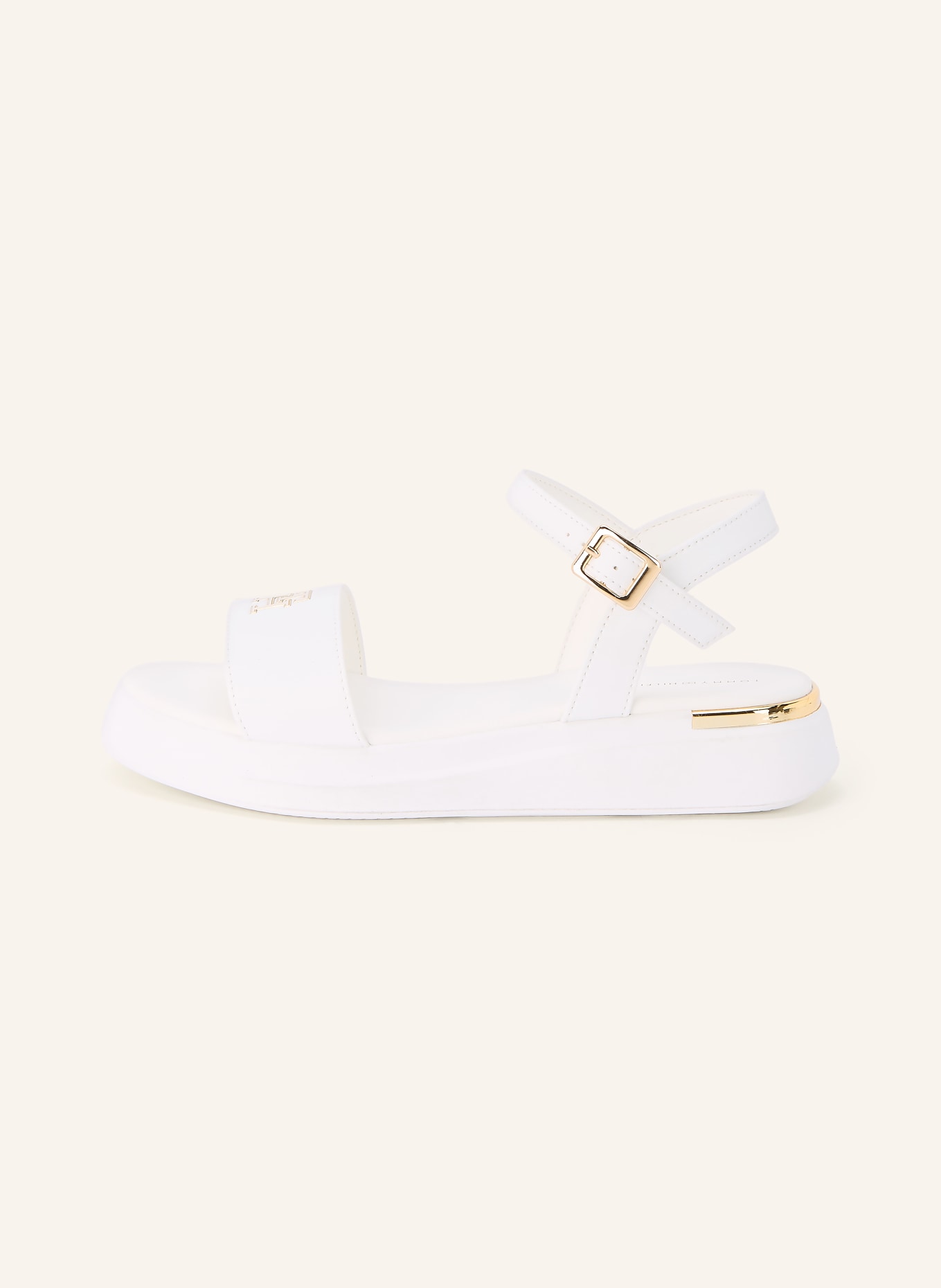 TOMMY HILFIGER sandales: BLANC