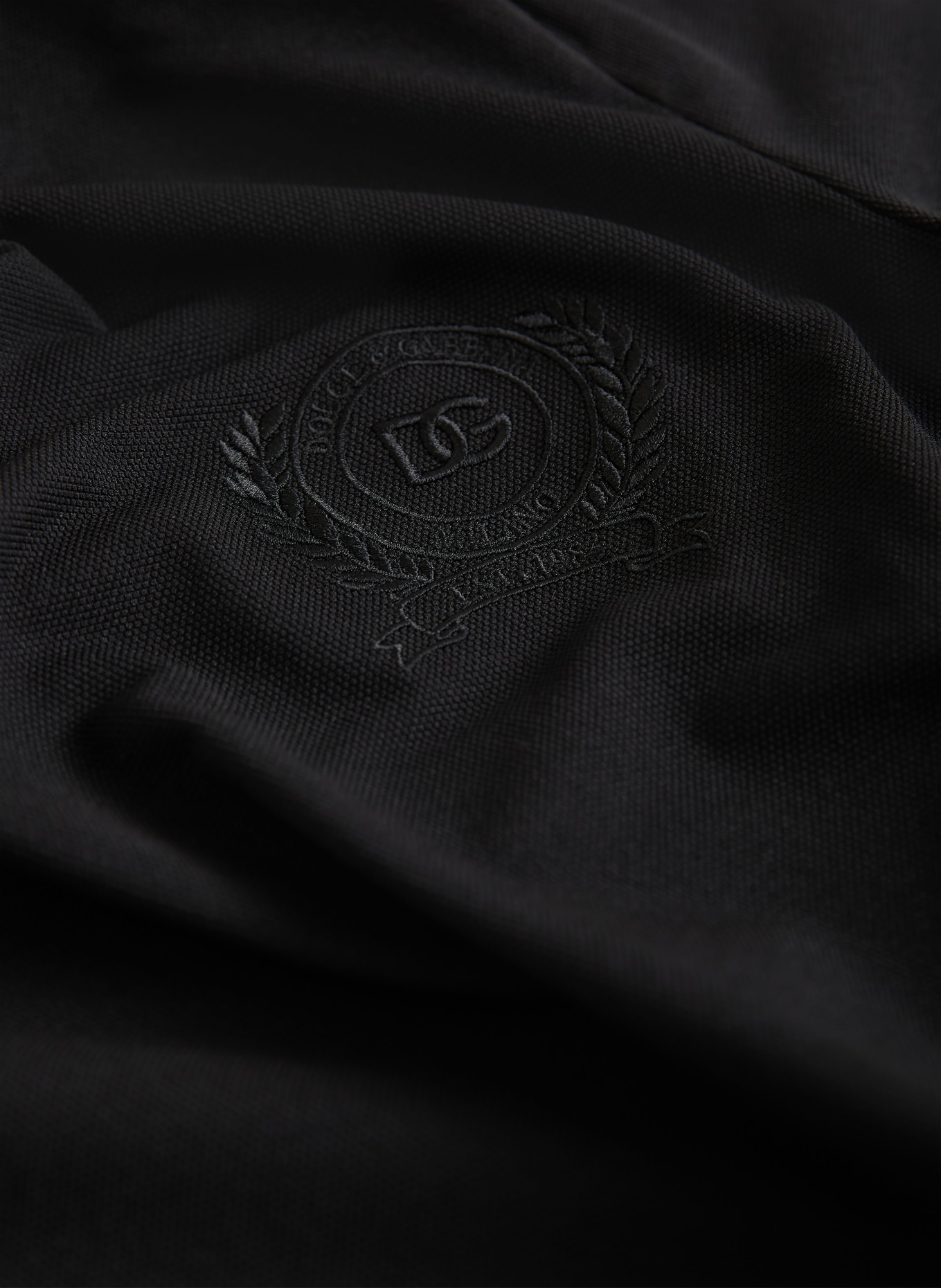 DOLCE & GABBANA T-Shirt aus Piqué: SCHWARZ