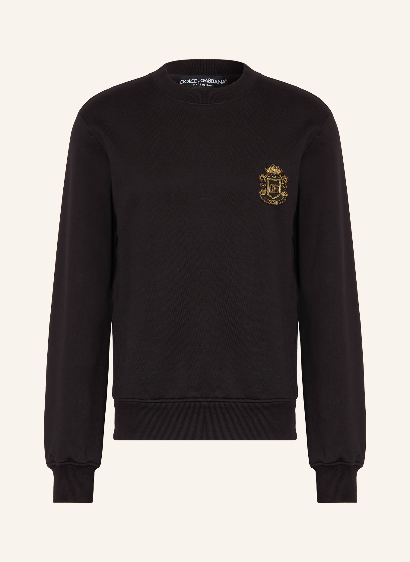 DOLCE & GABBANA Sweatshirt: SCHWARZ