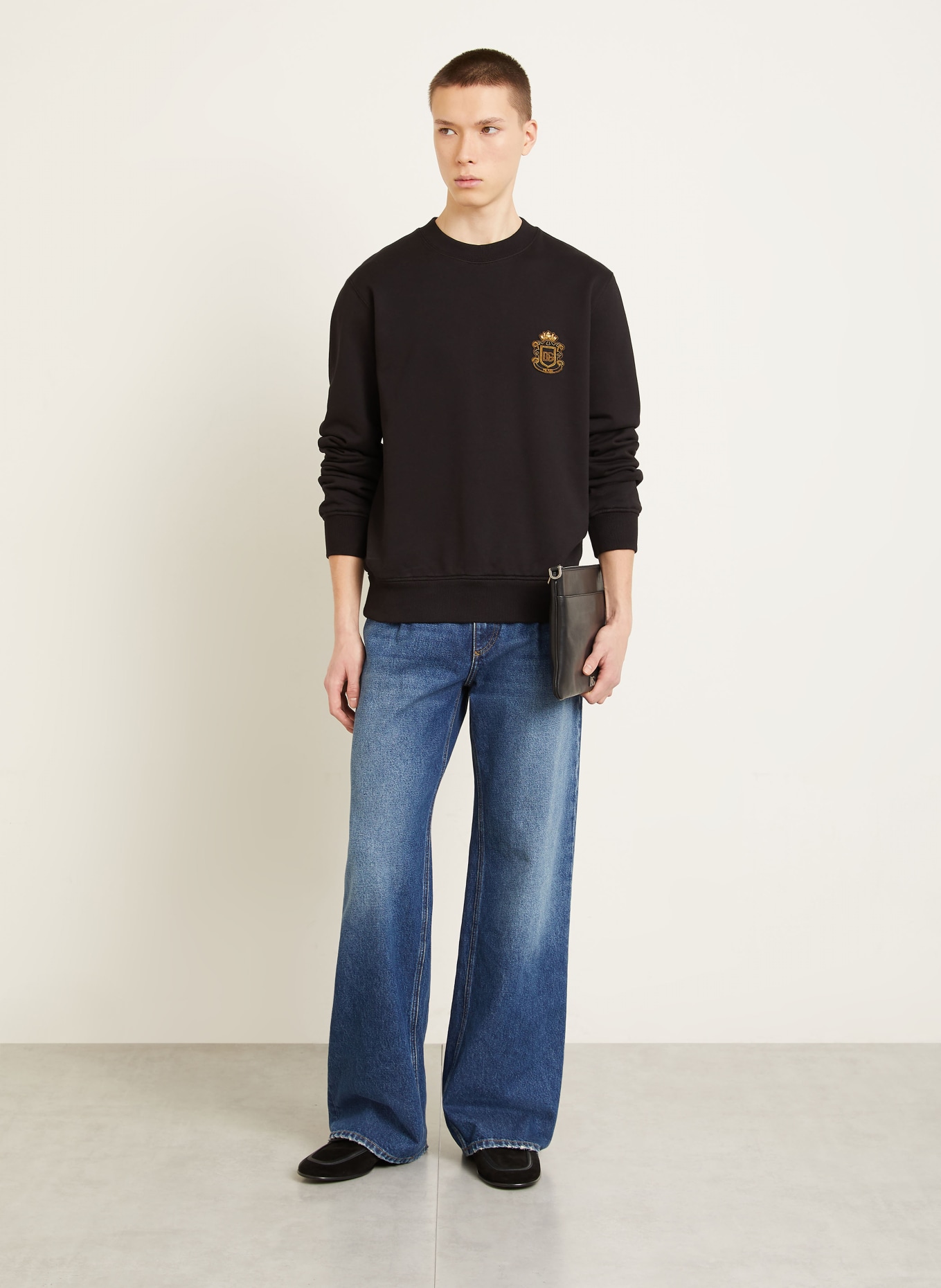 DOLCE & GABBANA Sweatshirt: SCHWARZ