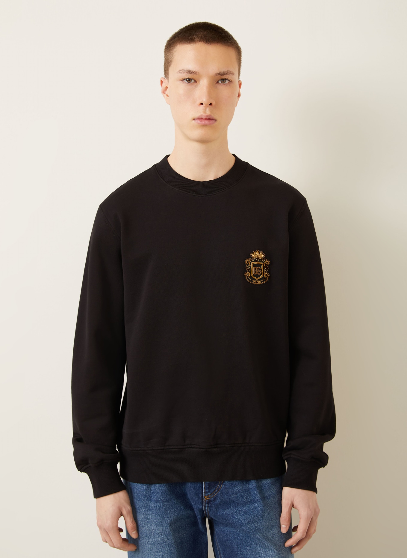 DOLCE & GABBANA Sweatshirt: SCHWARZ