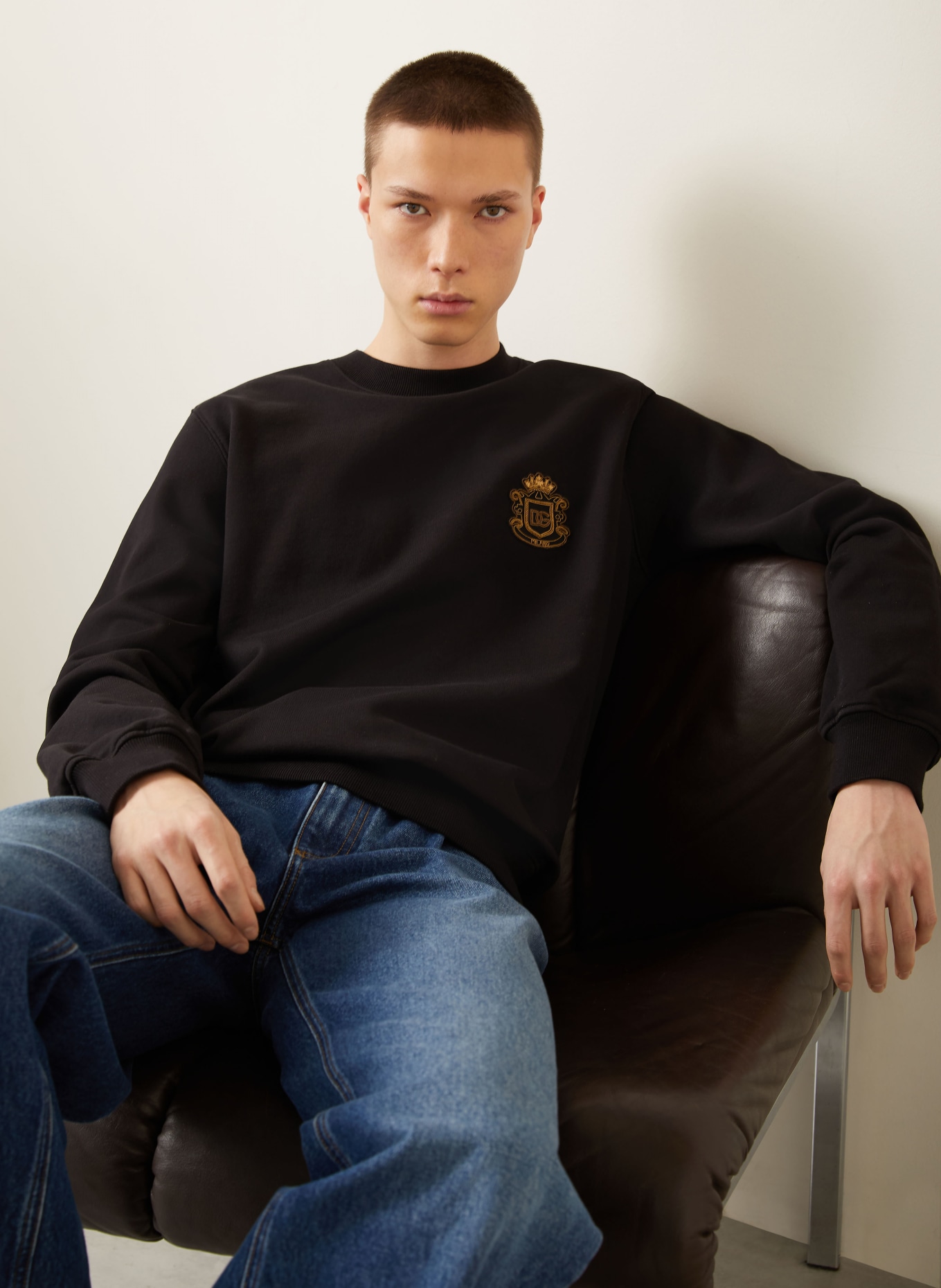 DOLCE & GABBANA Sweatshirt: SCHWARZ