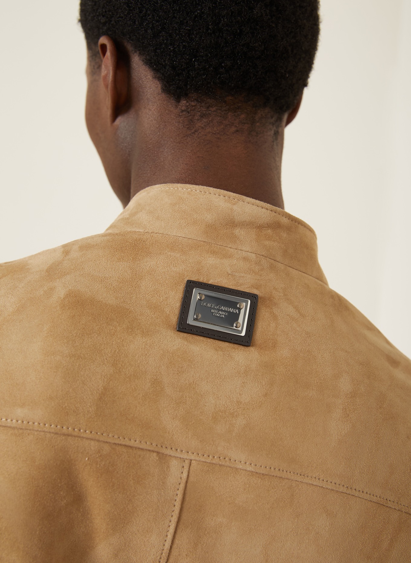 DOLCE & GABBANA Lederjacke: CAMEL