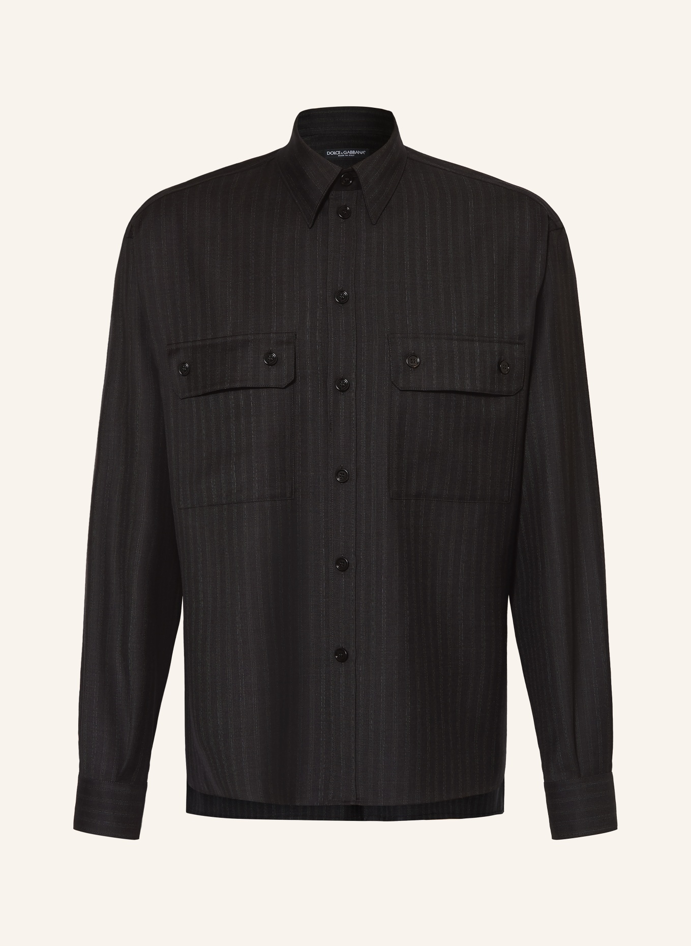 DOLCE & GABBANA Comfort Fit Shirt: BLACK