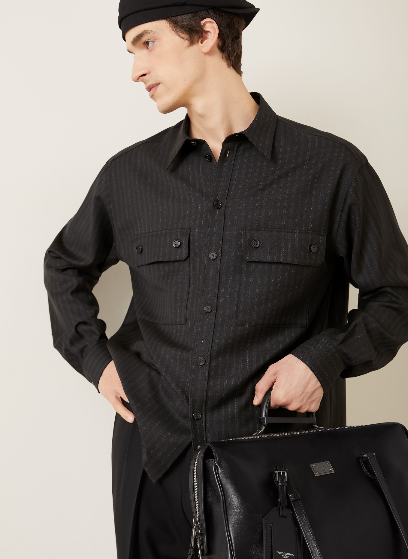 DOLCE & GABBANA Comfort Fit Shirt: BLACK