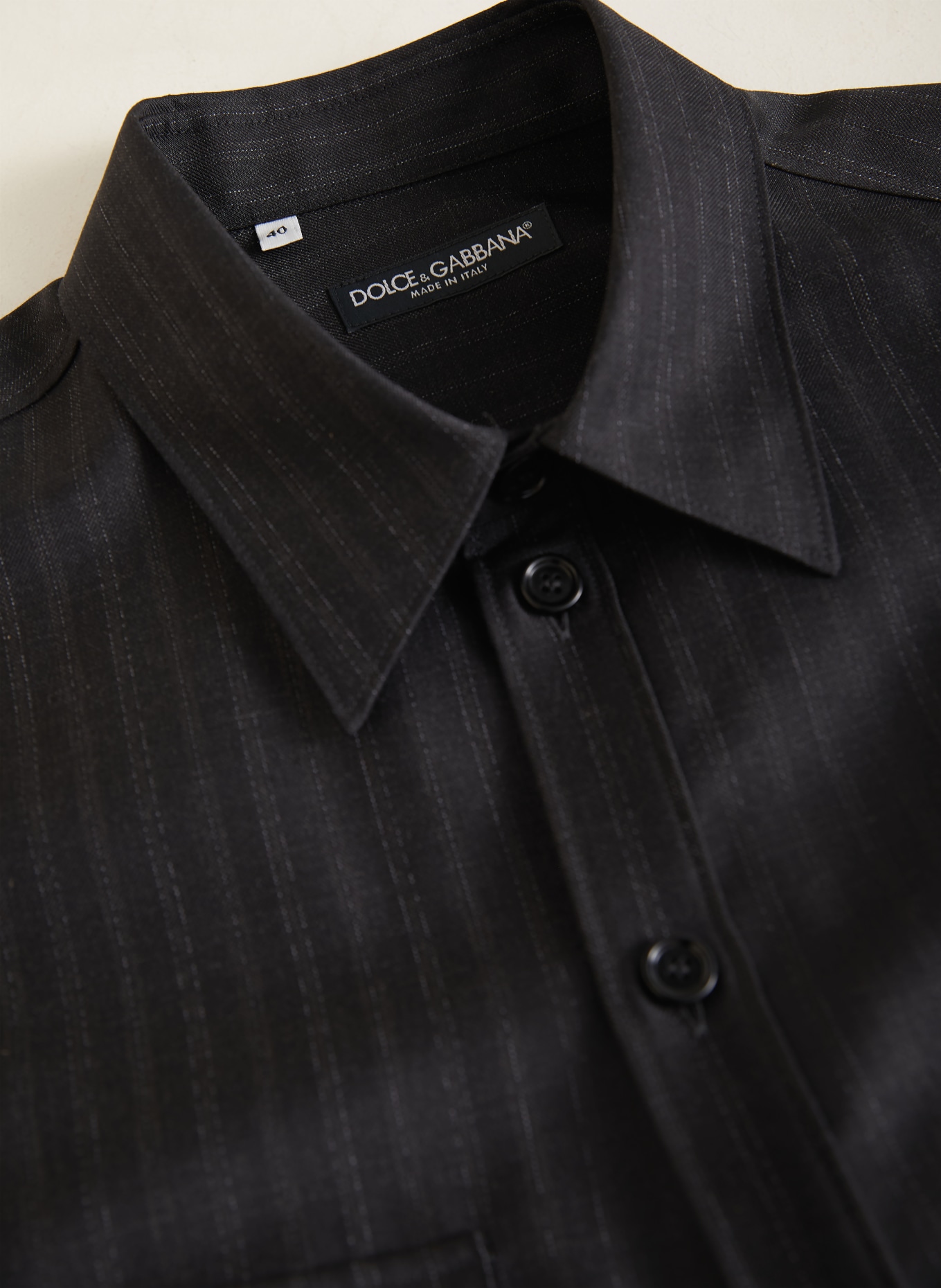 DOLCE & GABBANA Comfort Fit Shirt: BLACK
